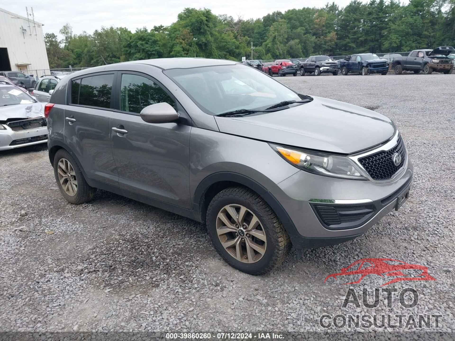 KIA SPORTAGE 2016 - KNDPB3AC4G7796515