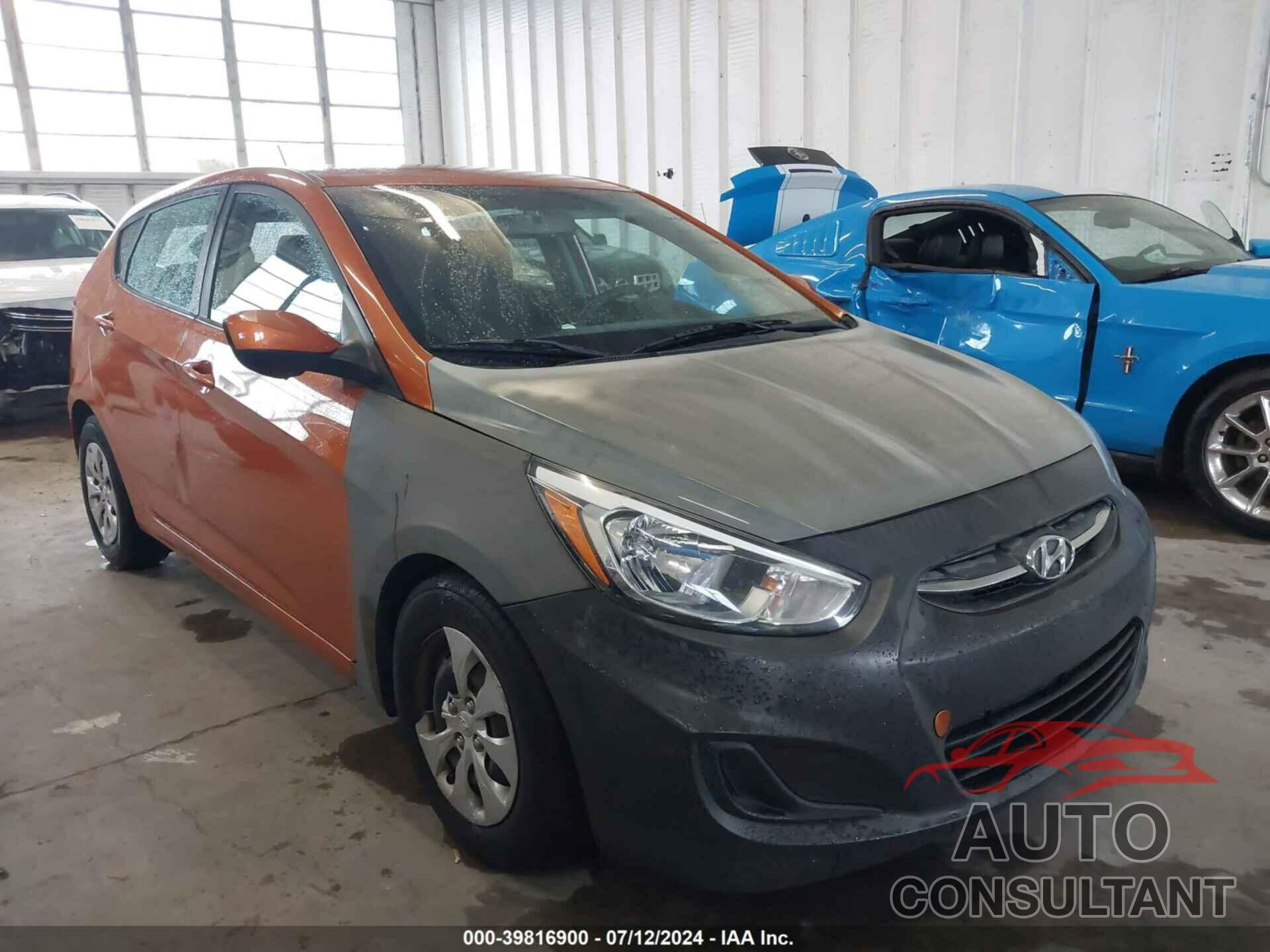 HYUNDAI ACCENT 2017 - KMHCT5AE6HU306390