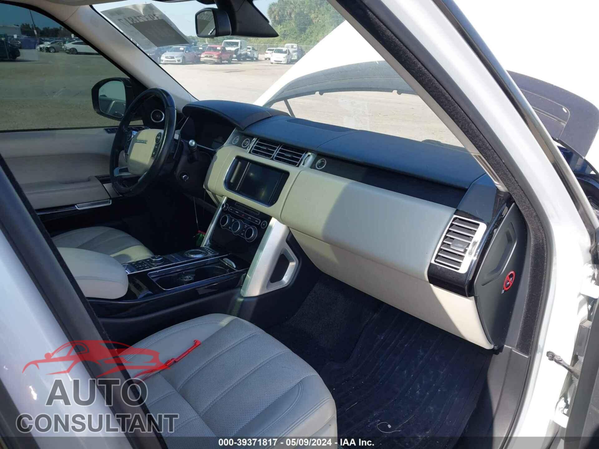 LAND ROVER RANGE ROVER 2016 - SALGS2PF3GA316021