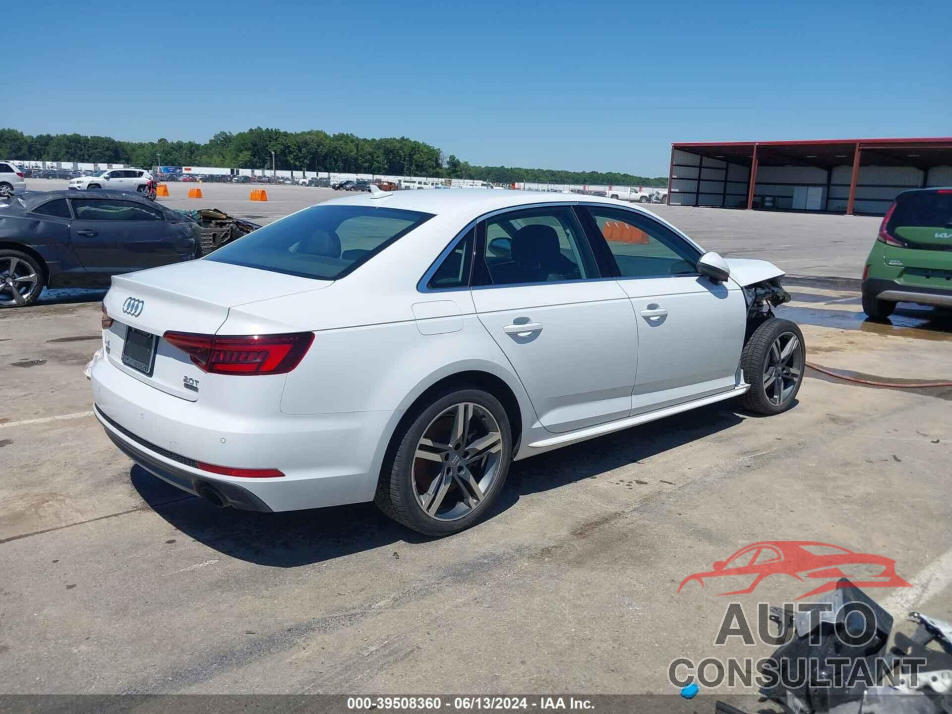 AUDI A4 2018 - WAUENAF46JN019984