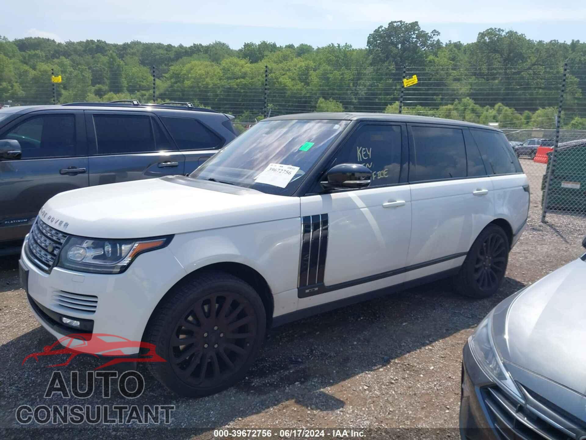 LAND ROVER RANGE ROVER 2016 - SALGS3EF0GA251573