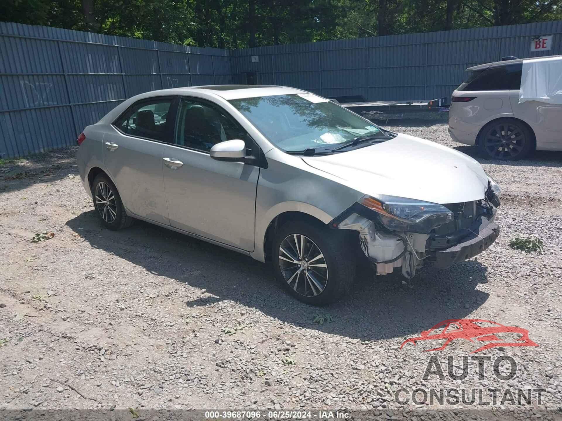 TOYOTA COROLLA 2018 - 2T1BURHE1JC097587