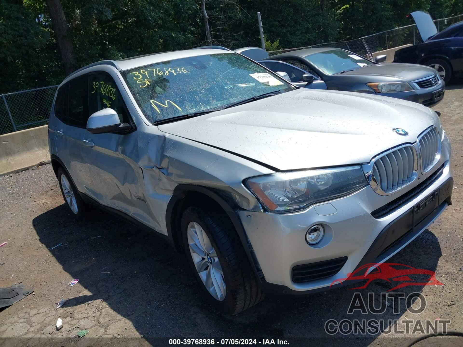 BMW X3 2016 - 5UXWX9C50G0D73844