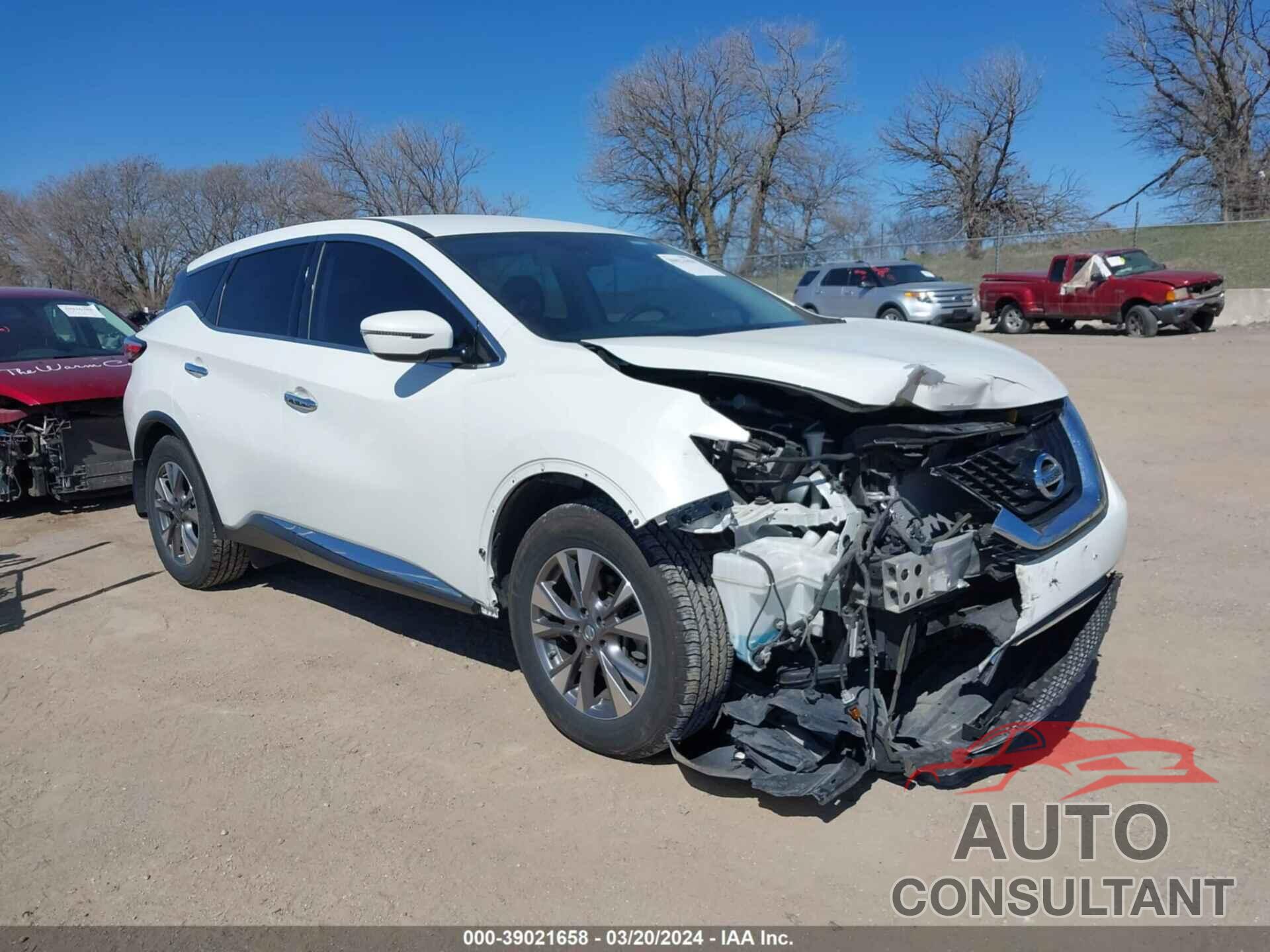 NISSAN MURANO 2017 - 5N1AZ2MH9HN147370