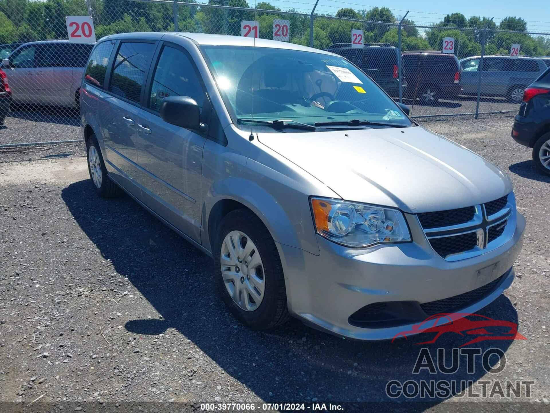 DODGE GRAND CARAVAN 2016 - 2C4RDGBG7GR402080