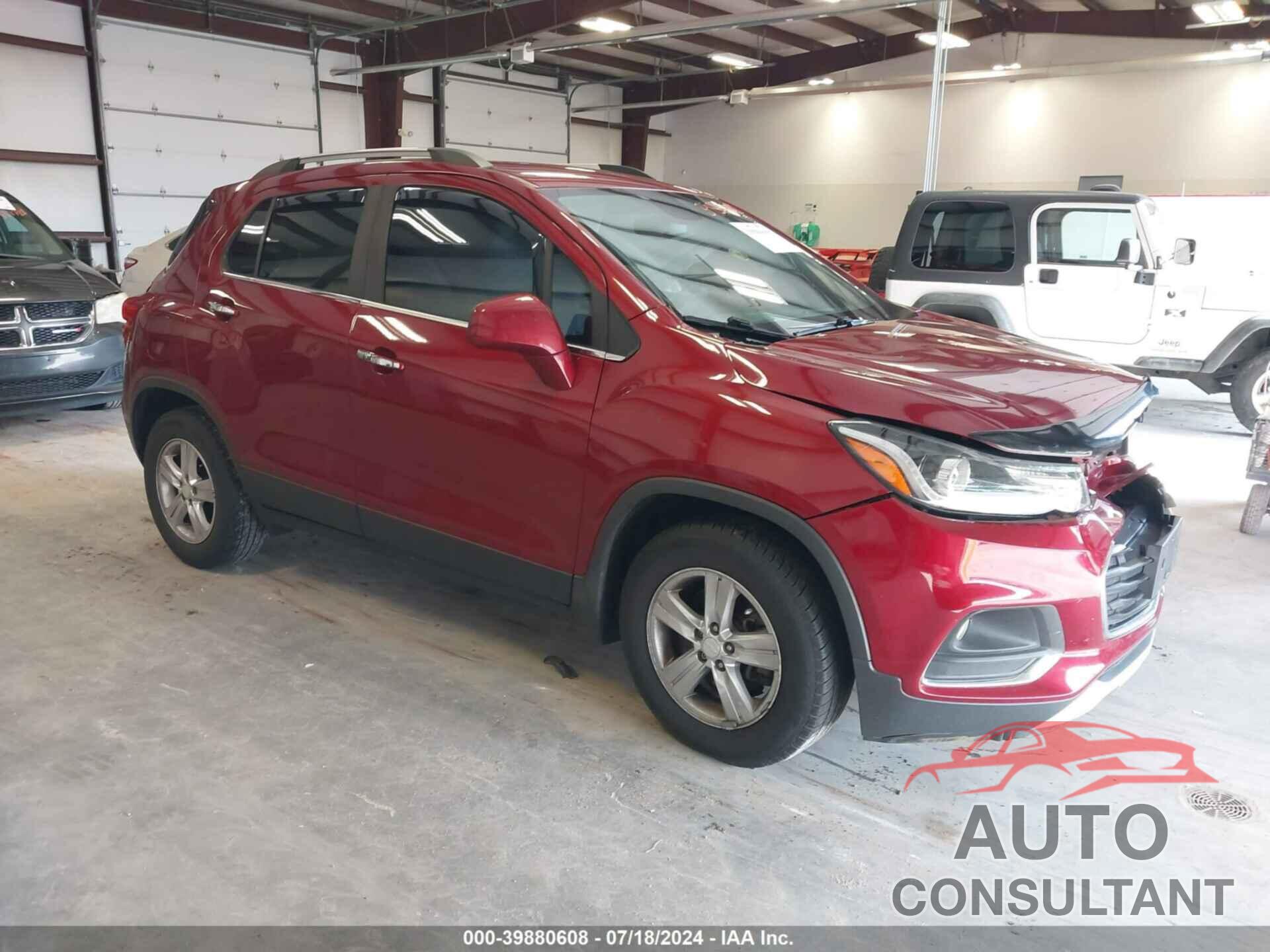 CHEVROLET TRAX 2018 - 3GNCJLSB5JL255877