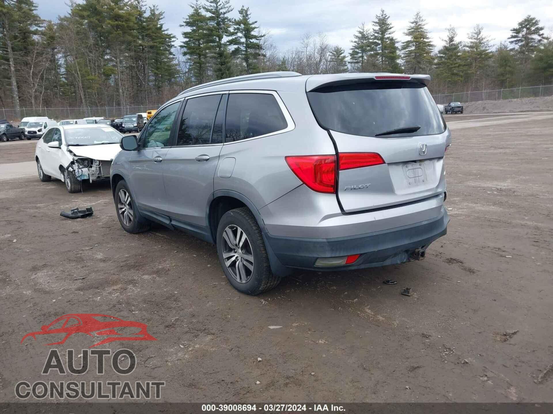 HONDA PILOT 2016 - 5FNYF6H57GB016017