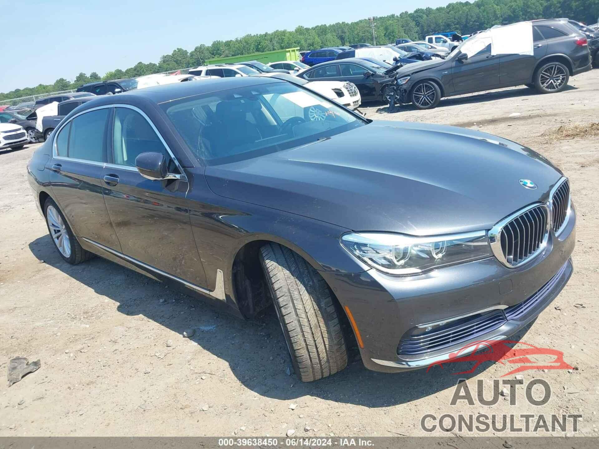 BMW 740I 2017 - WBA7E2C54HG739309