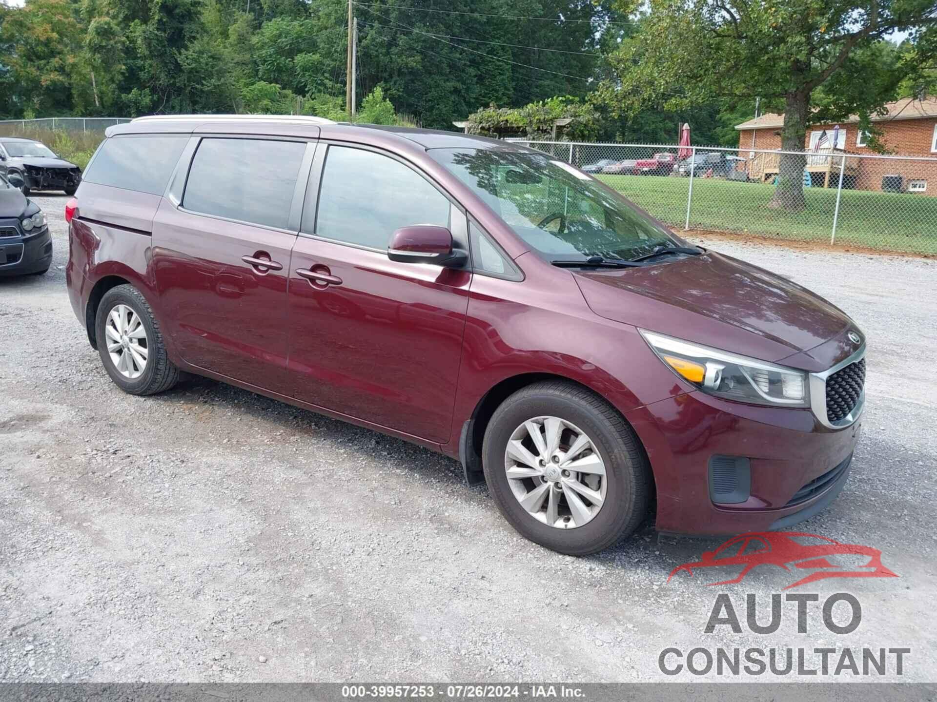 KIA SEDONA 2016 - KNDMB5C19G6115359