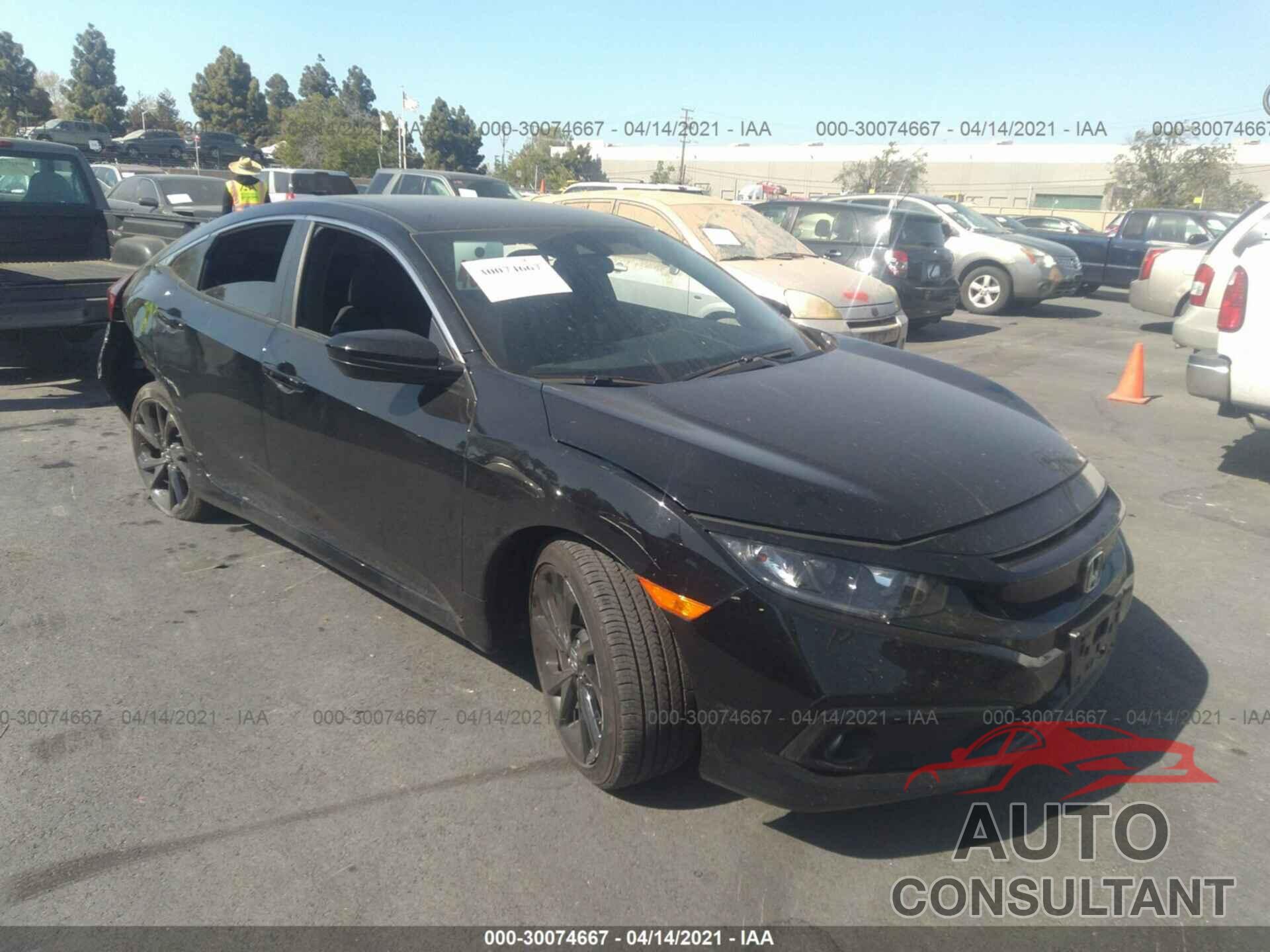 HONDA CIVIC SEDAN 2019 - 19XFC2F84KE214221