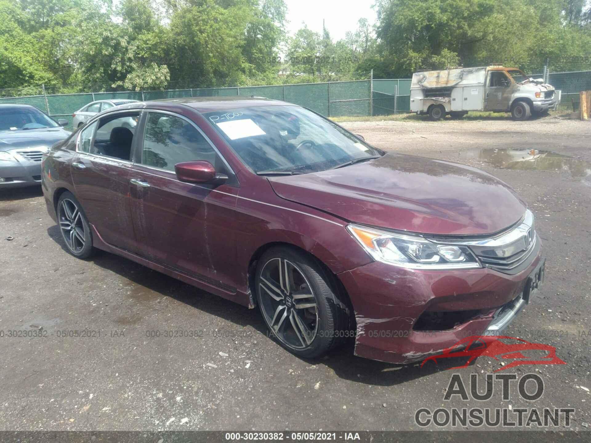 HONDA ACCORD SEDAN 2016 - 1HGCR2F56GA070741