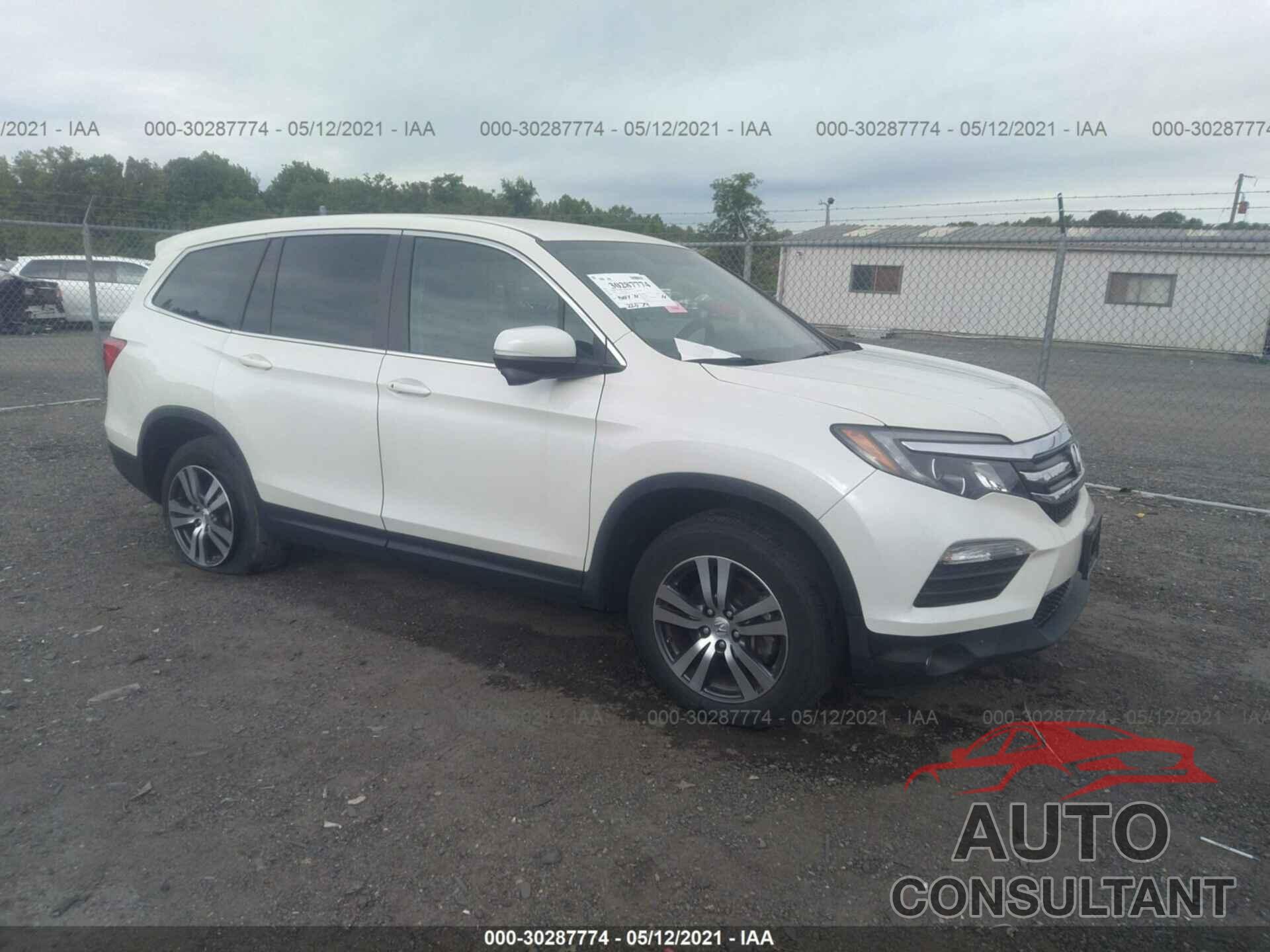 HONDA PILOT 2017 - 5FNYF6H32HB051886
