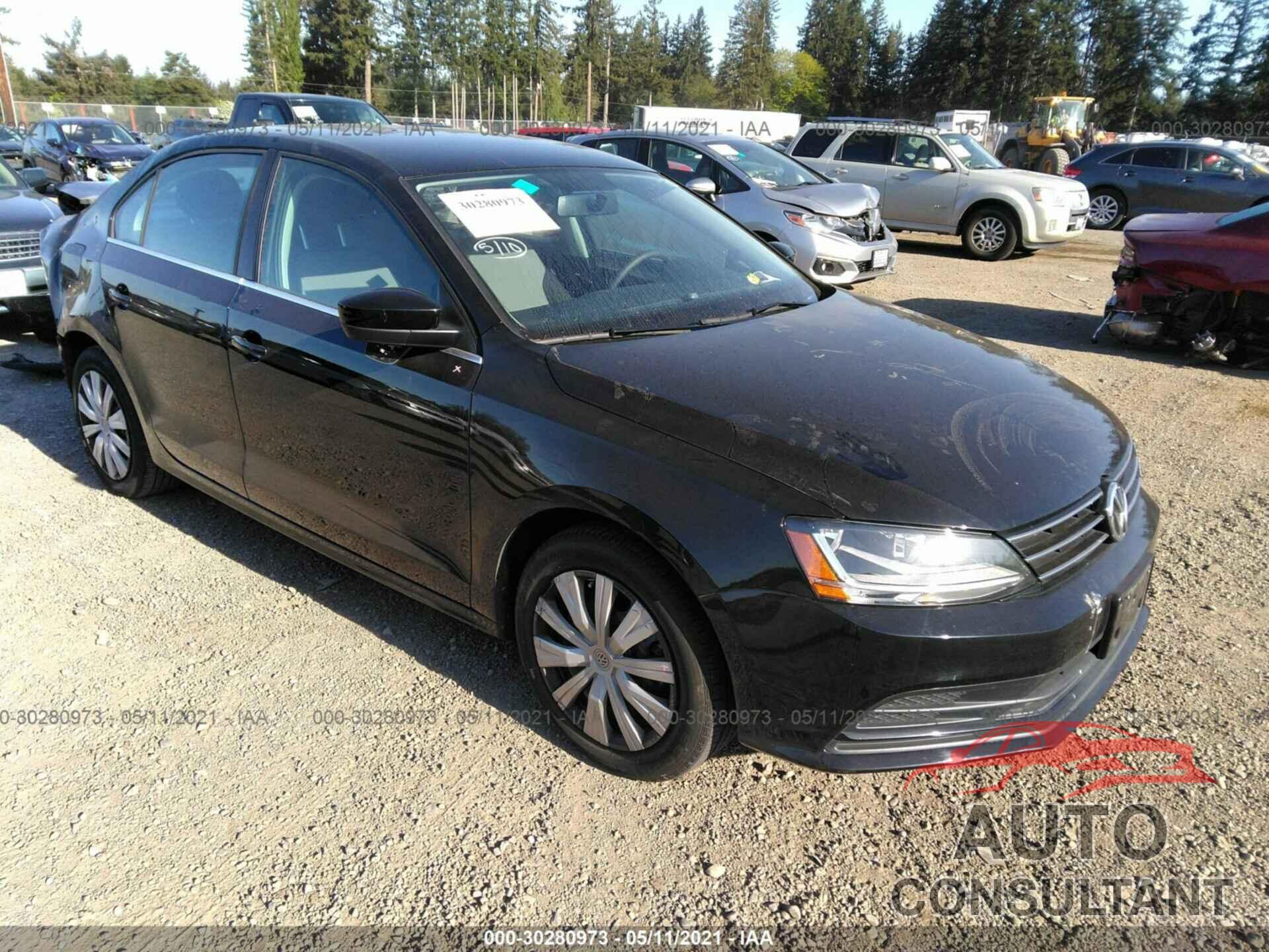 VOLKSWAGEN JETTA 2017 - 3VW2B7AJ3HM284054