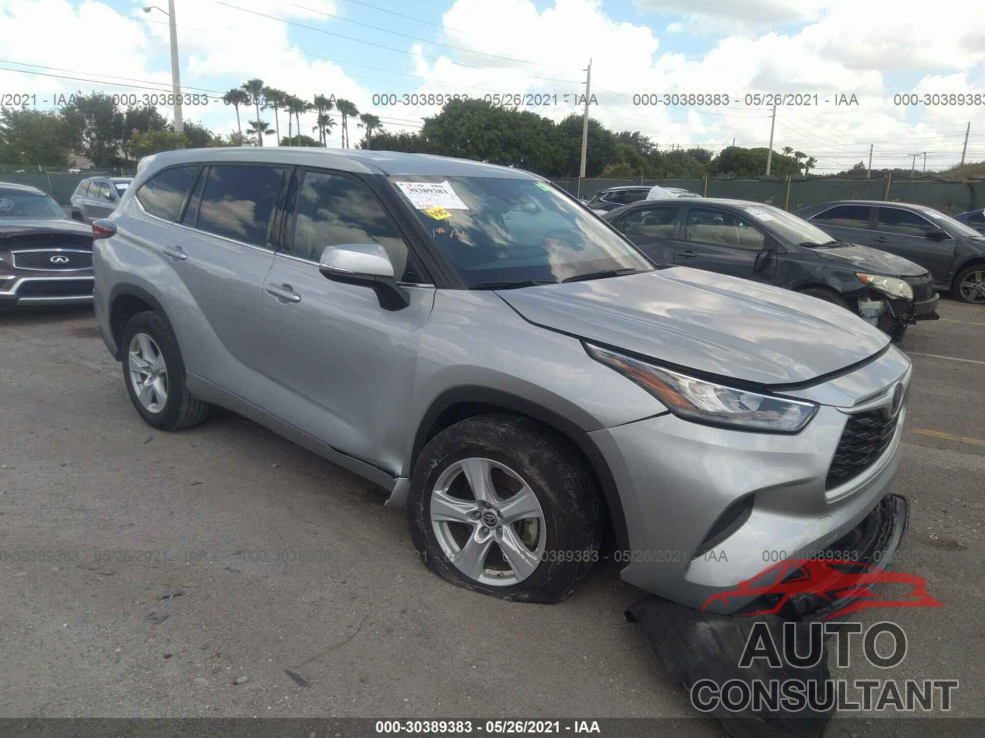 TOYOTA HIGHLANDER 2020 - 5TDCZRAH6LS510625