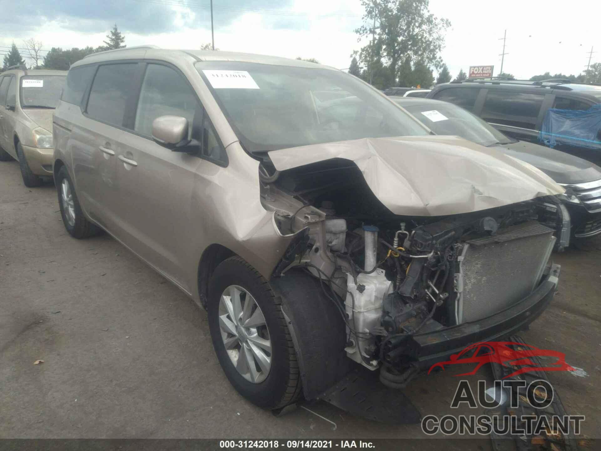 KIA SEDONA 2016 - KNDMB5C13G6189246