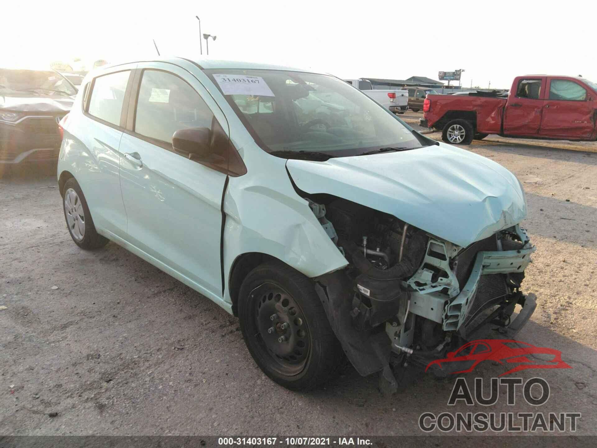 CHEVROLET SPARK 2018 - KL8CB6SA0JC479657