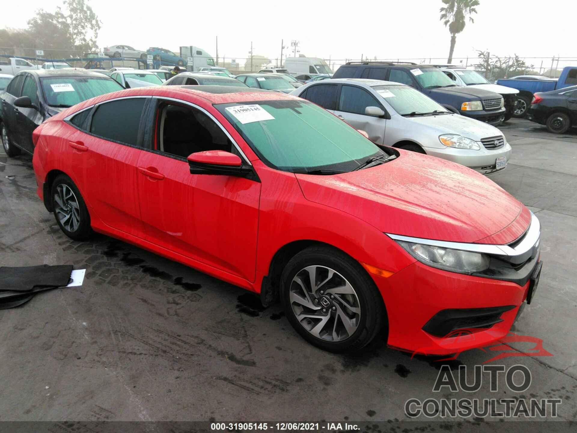 HONDA CIVIC SEDAN 2016 - 2HGFC2F71GH558920