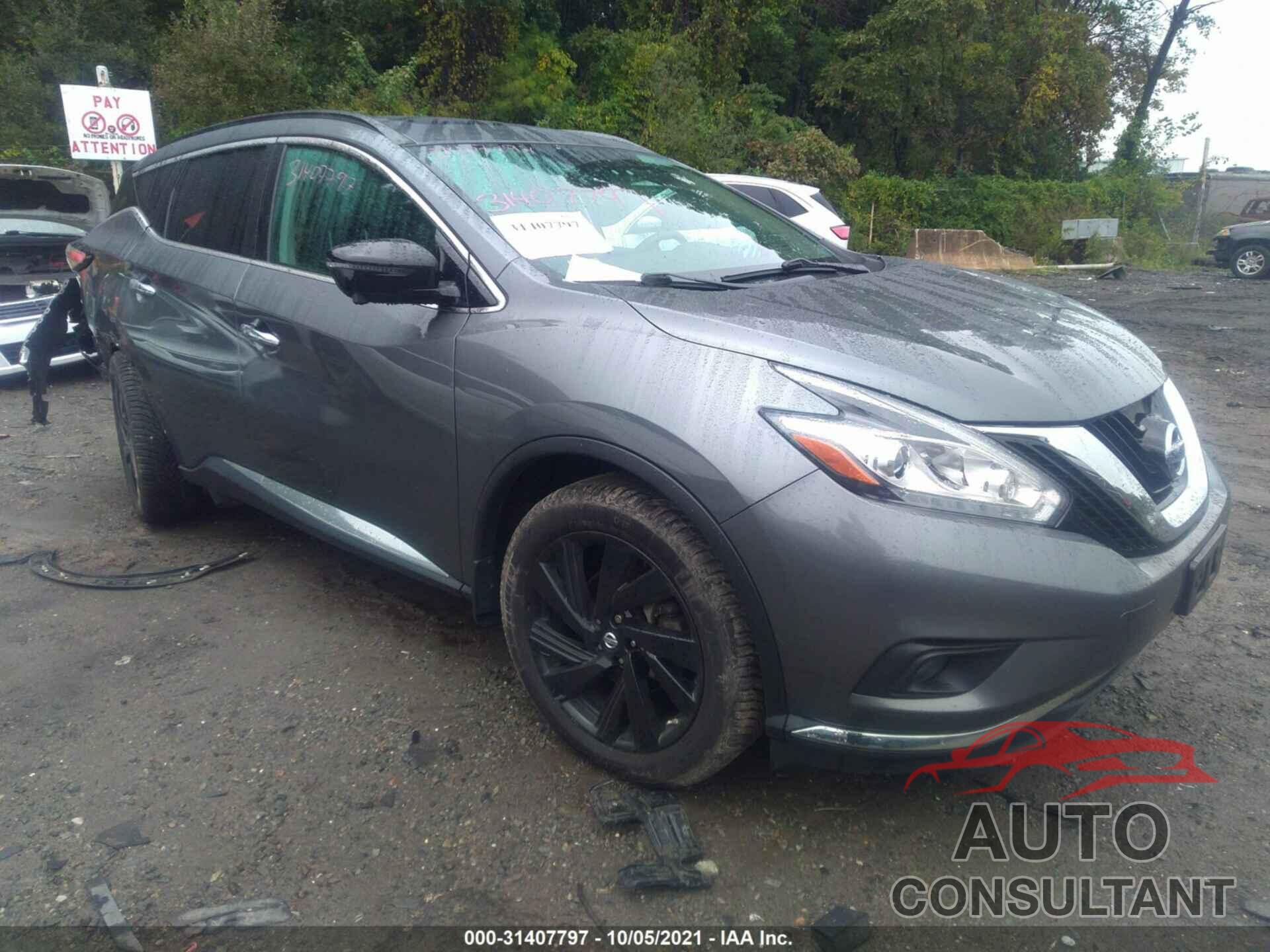 NISSAN MURANO 2017 - 5N1AZ2MH0HN150156