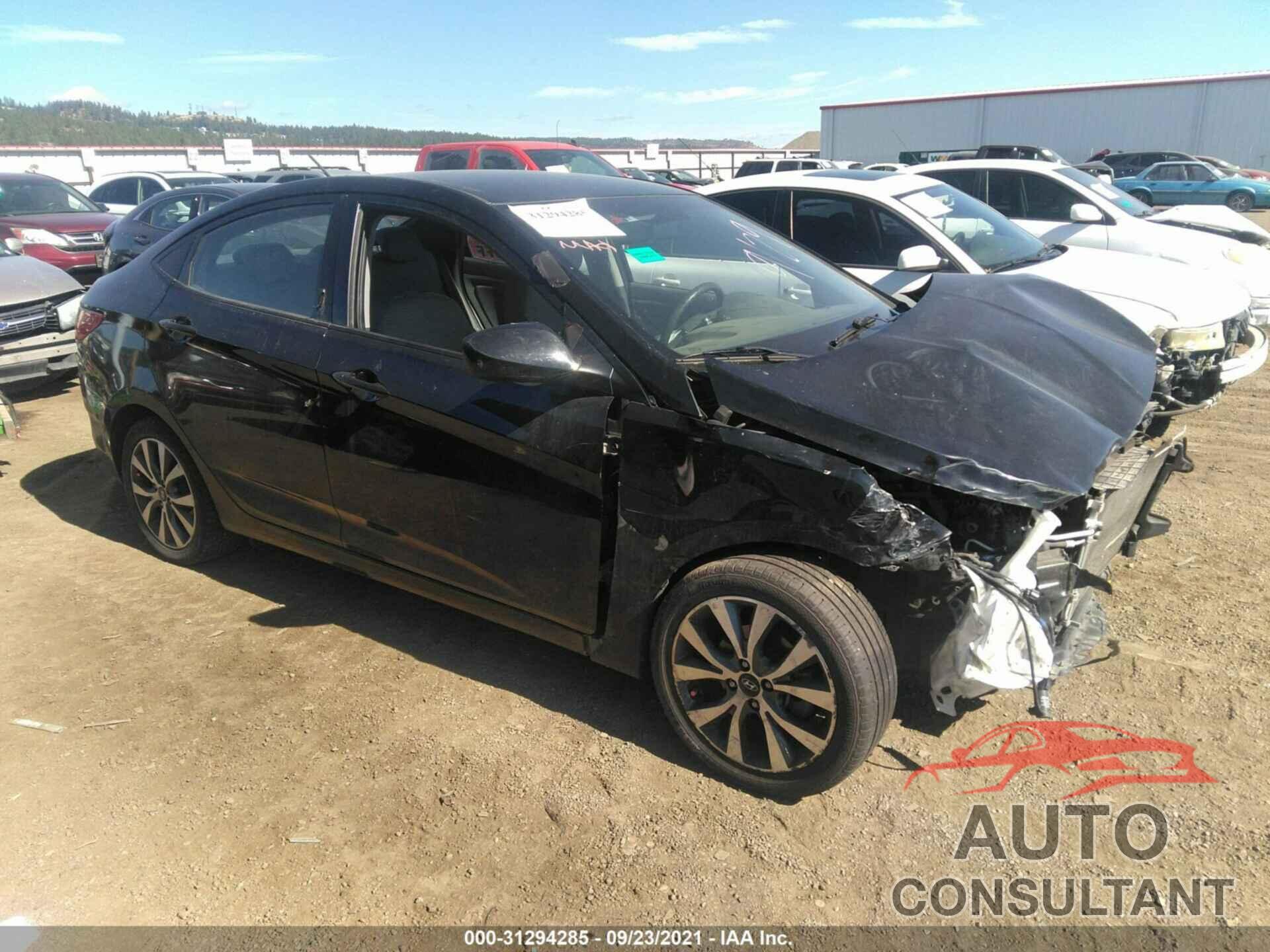 HYUNDAI ACCENT 2017 - KMHCT4AE9HU356131