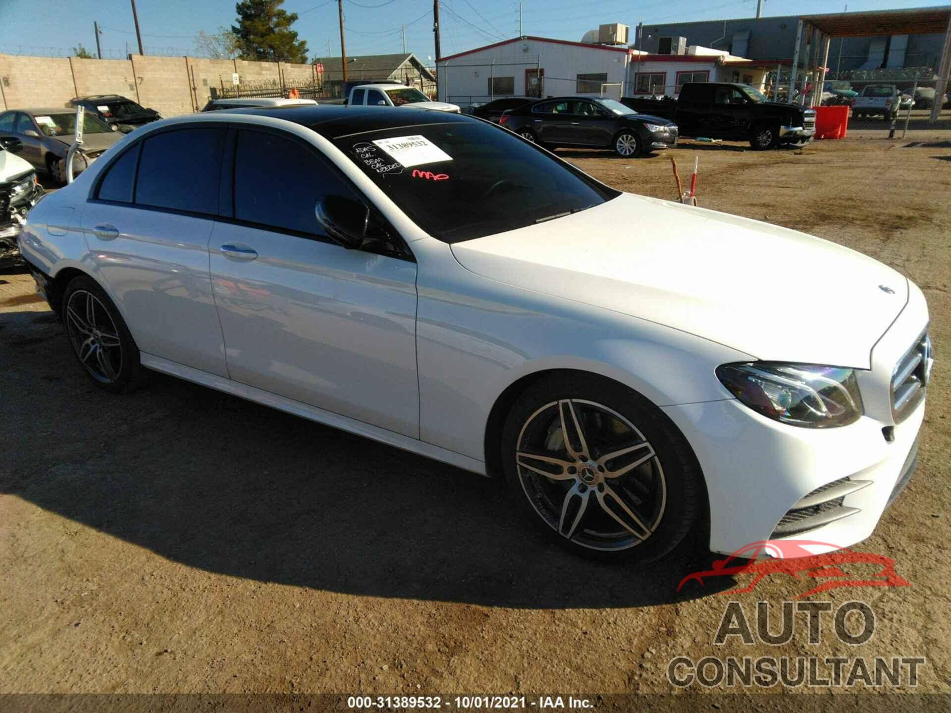 MERCEDES-BENZ E-CLASS 2019 - WDDZF4JB3KA577931