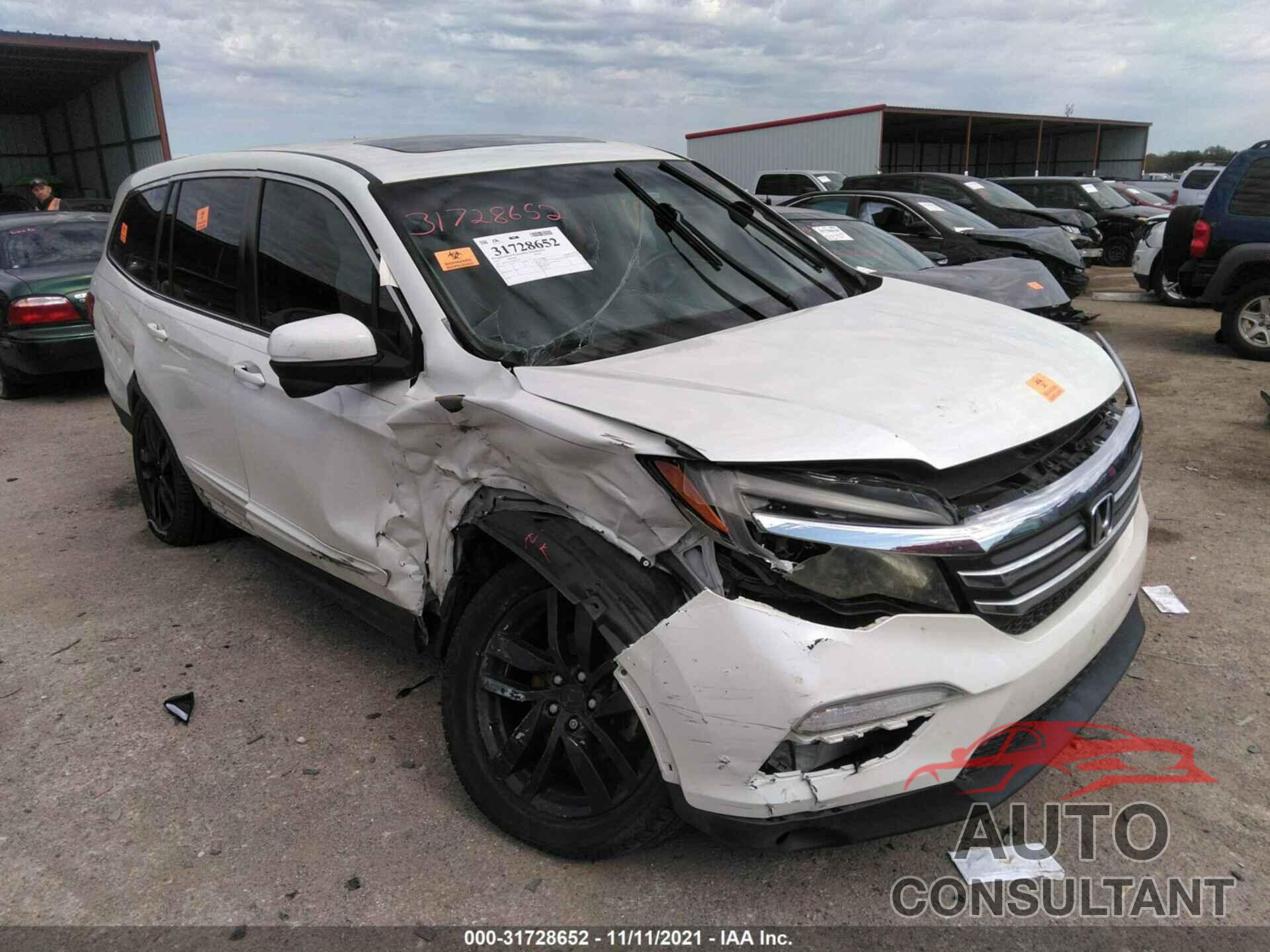 HONDA PILOT 2017 - 5FNYF5H77HB000378