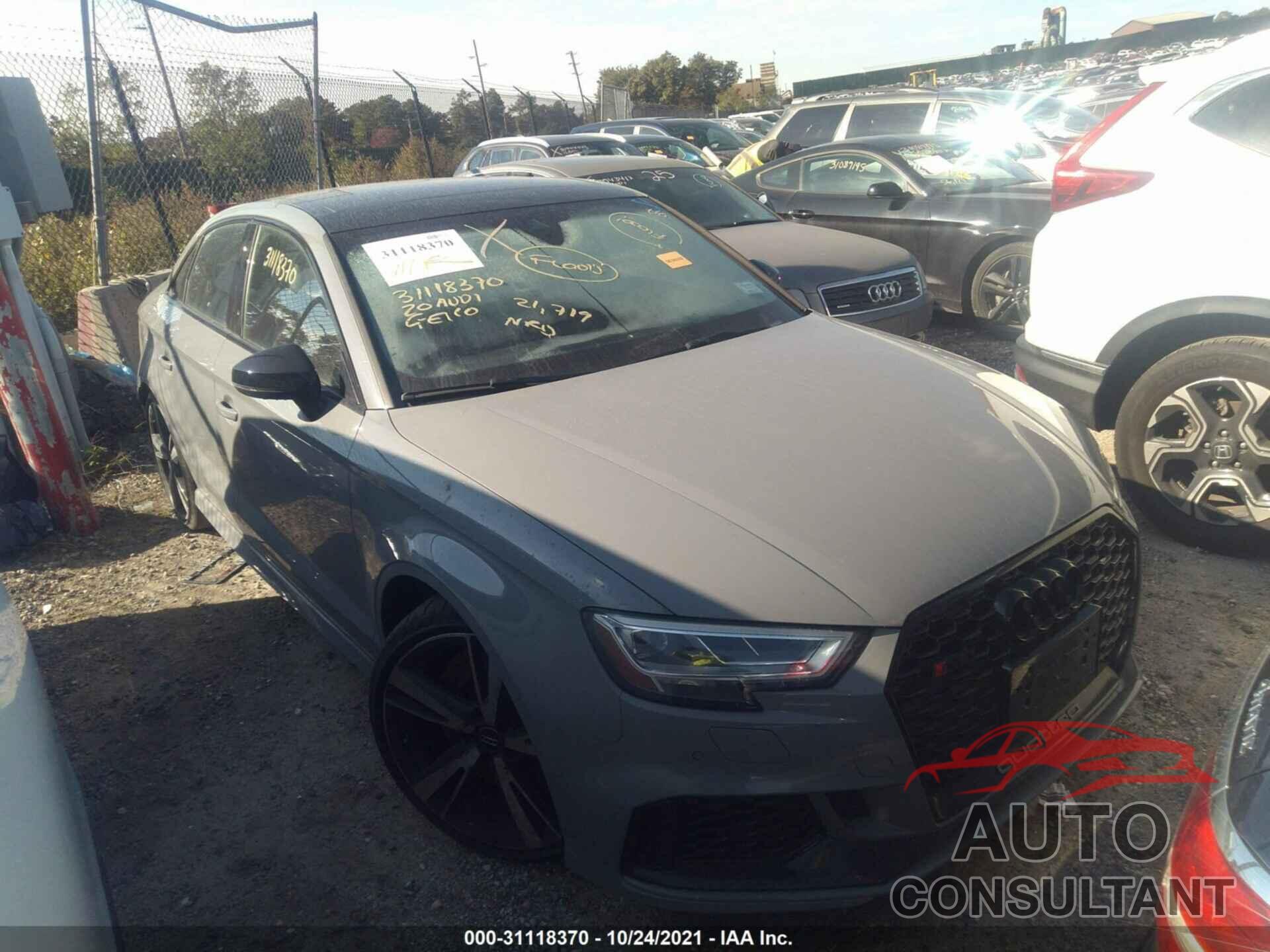 AUDI RS 3 2020 - WUABWGFF5LA903046