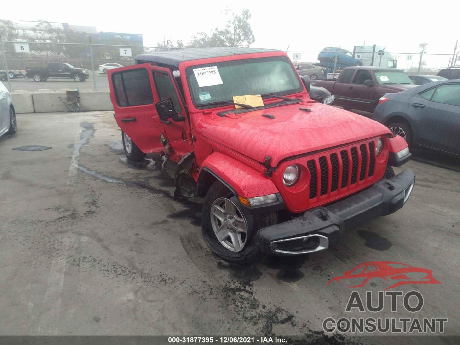 JEEP GLADIATOR 2020 - 1C6JJTAG1LL204671