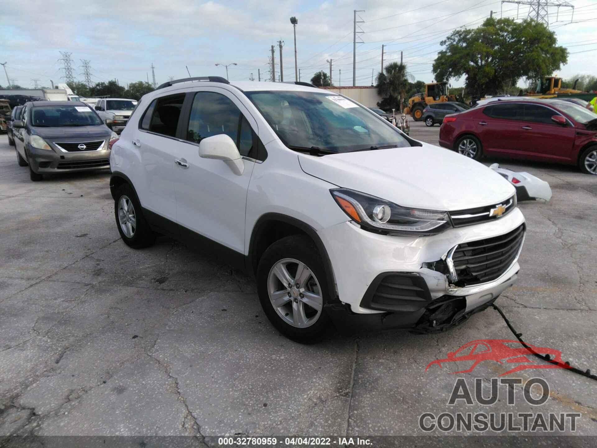 CHEVROLET TRAX 2019 - KL7CJPSB8KB916365