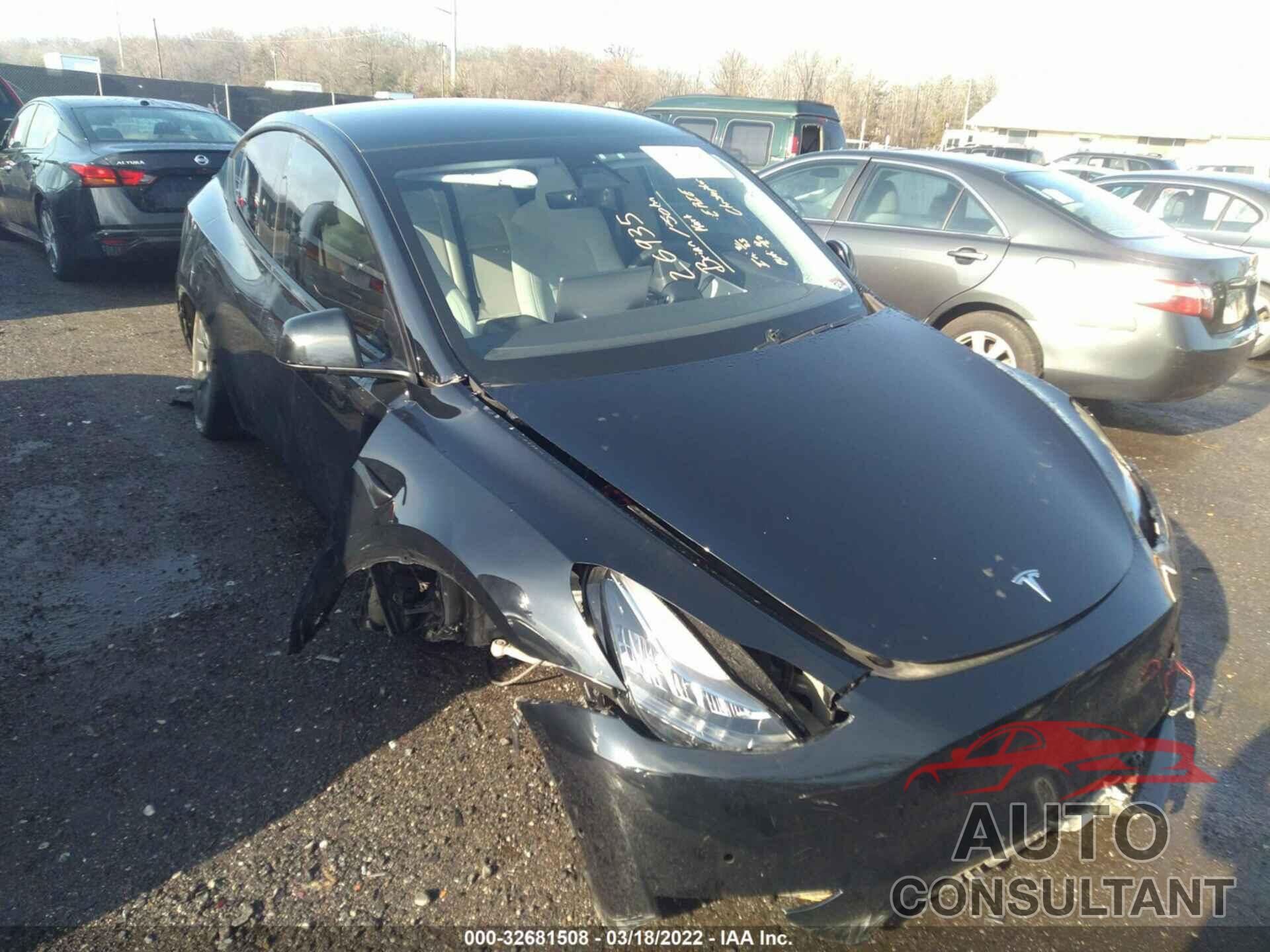 TESLA MODEL Y 2020 - 5YJYGDEF9LF037296