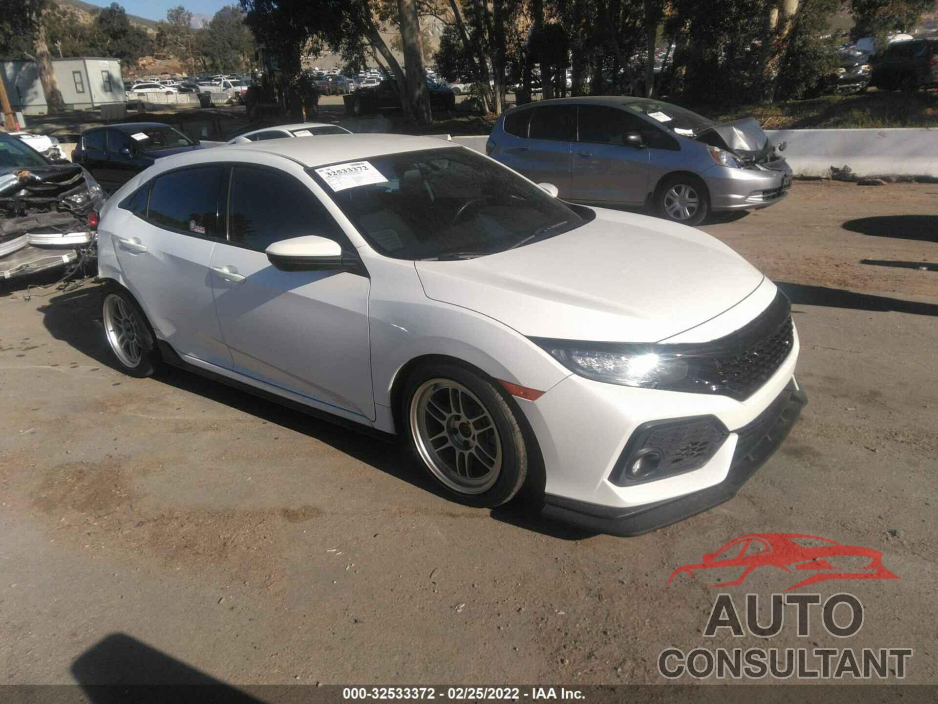 HONDA CIVIC HATCHBACK 2018 - SHHFK7H45JU401338