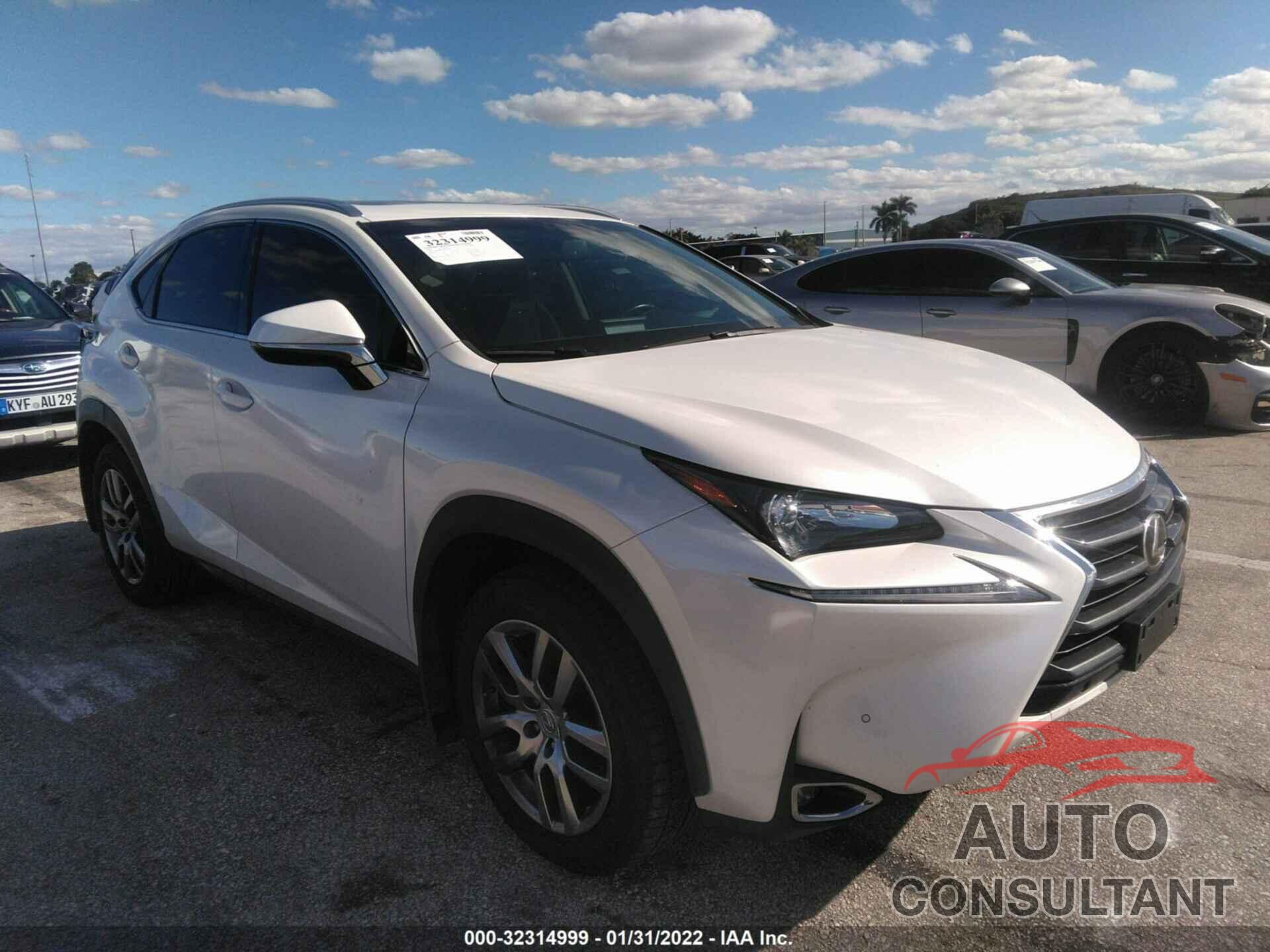 LEXUS NX 200T 2016 - JTJBARBZ4G2073972