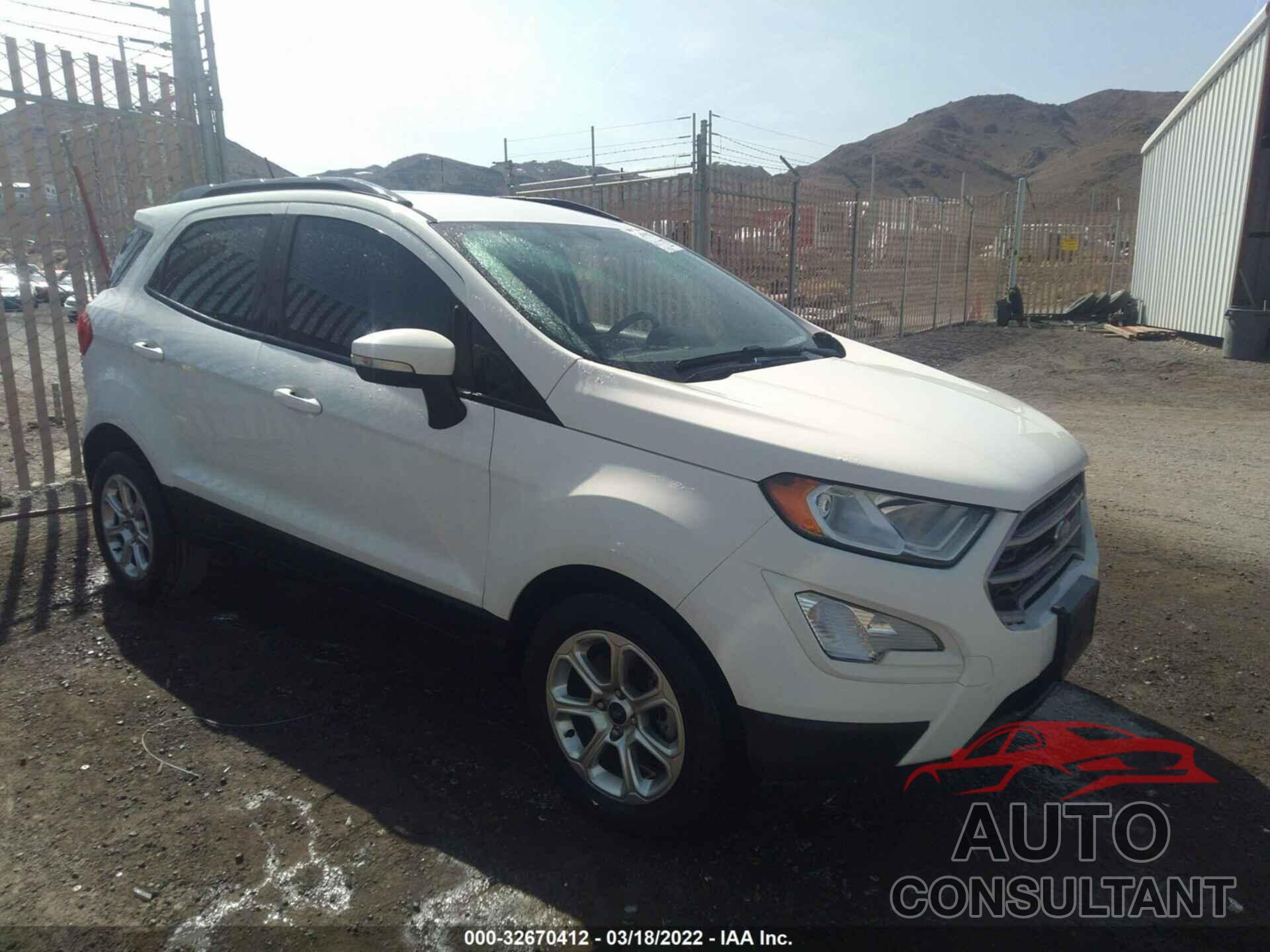 FORD ECOSPORT 2018 - MAJ3P1TEXJC170801