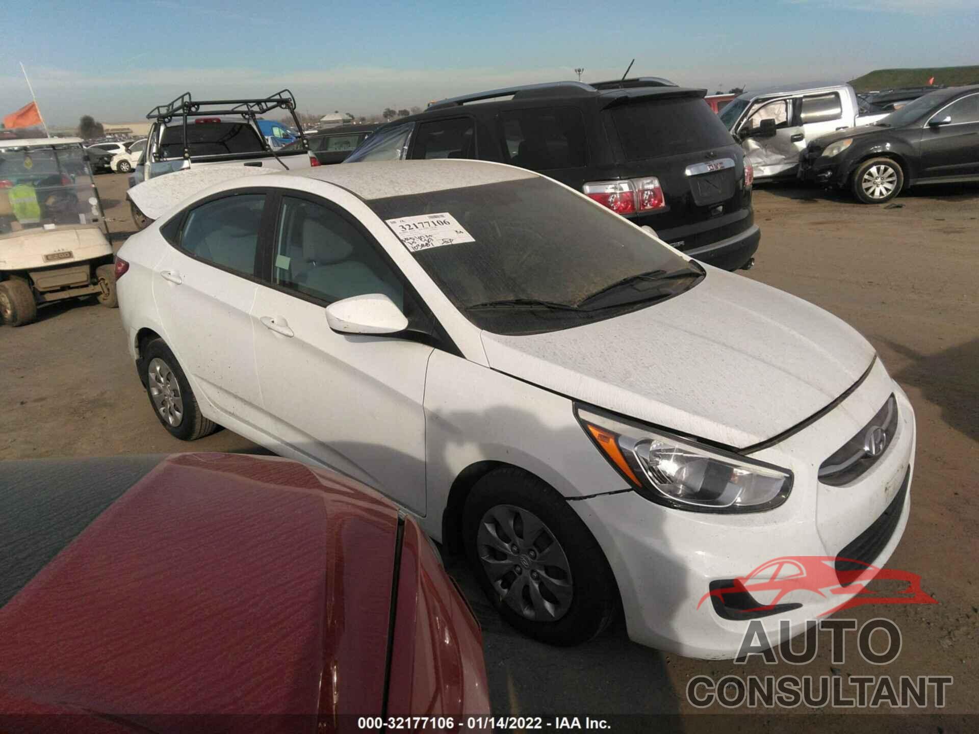 HYUNDAI ACCENT 2017 - KMHCT4AE7HU339585