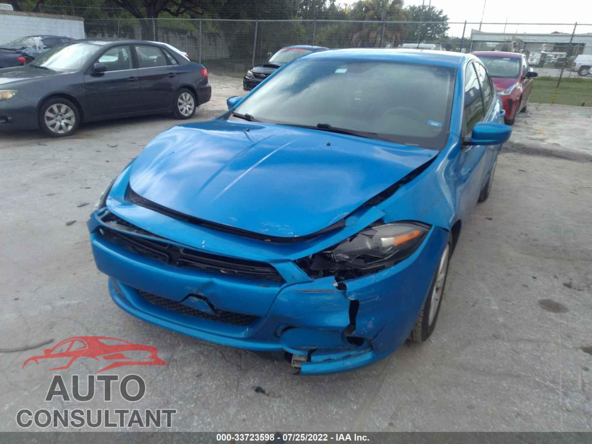 DODGE DART 2016 - 1C3CDFBBXGD564264