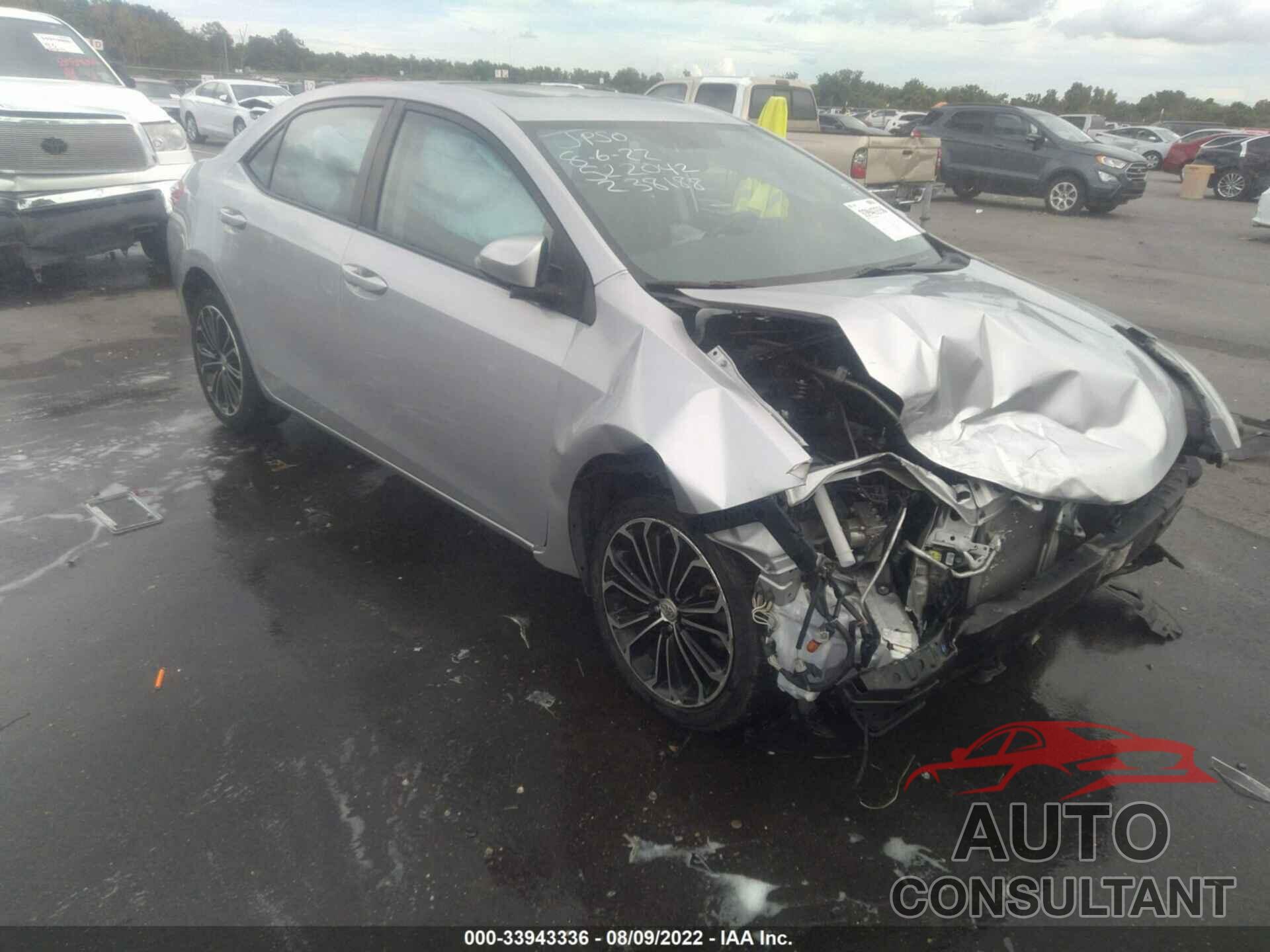 TOYOTA COROLLA 2016 - 5YFBURHE3GP522042