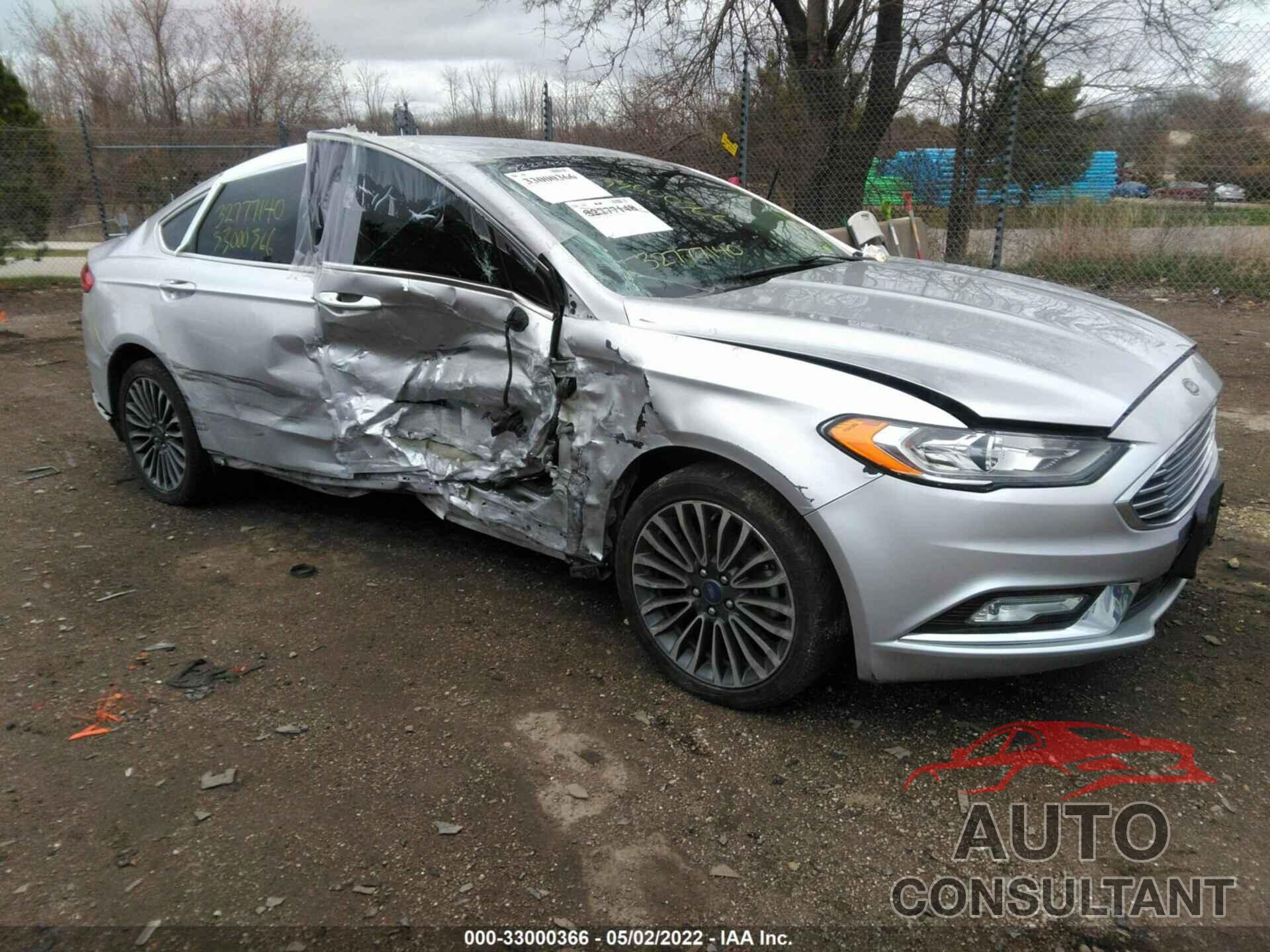 FORD FUSION 2017 - 3FA6P0K99HR130331