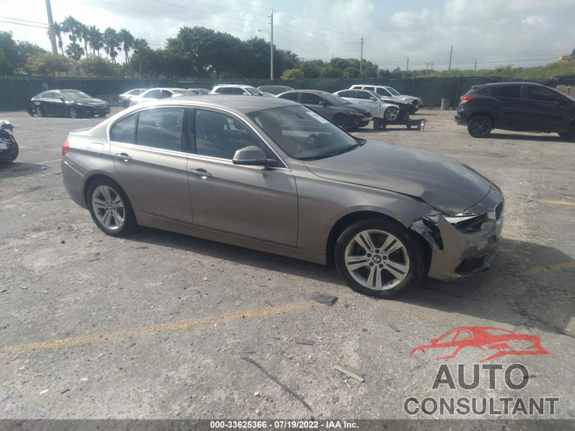 BMW 3 SERIES 2017 - WBA8B9G33HNU56197