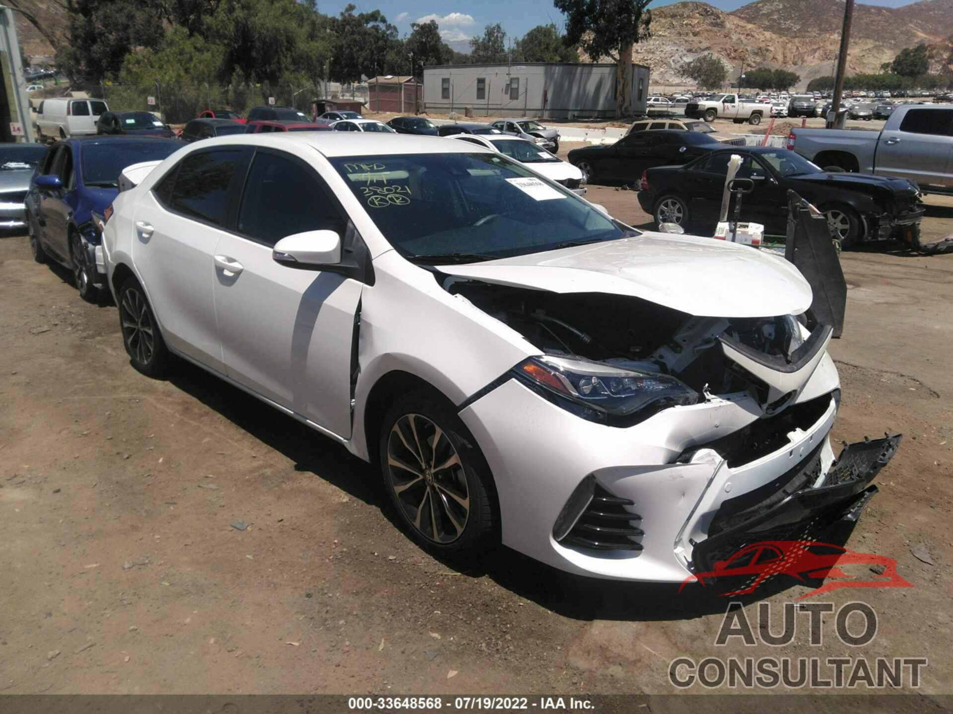 TOYOTA COROLLA 2017 - 5YFBURHE5HP705590