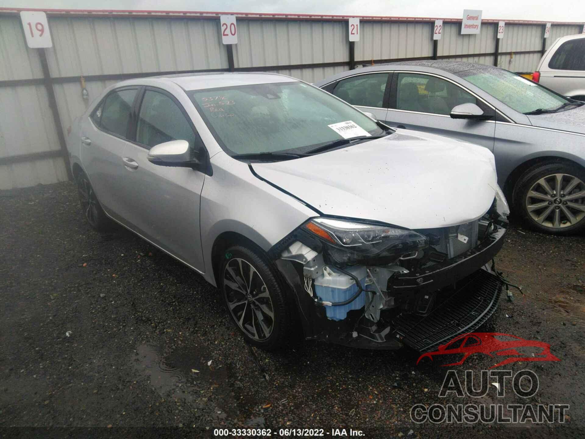 TOYOTA COROLLA 2018 - 2T1BURHE9JC017887