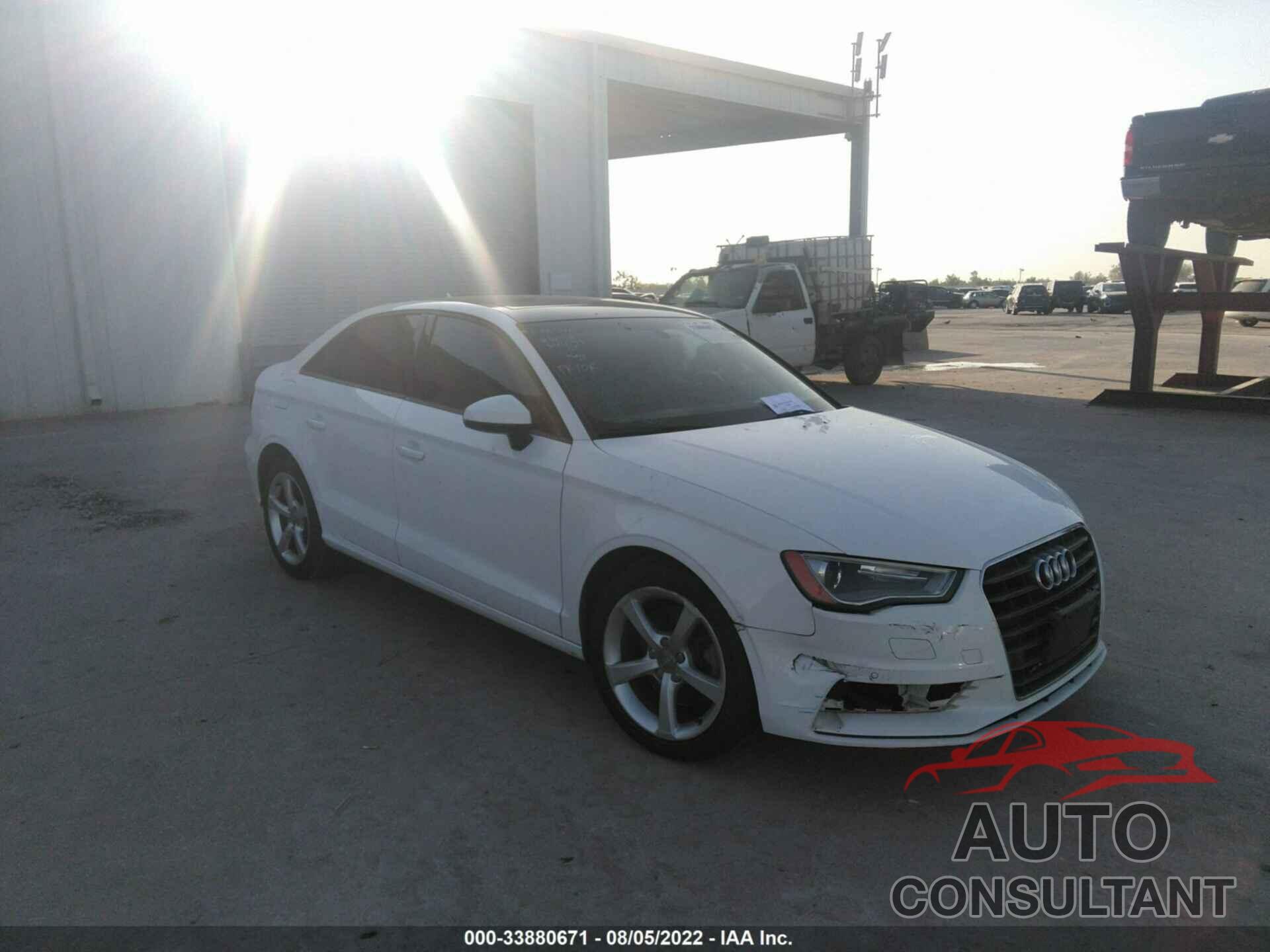 AUDI A3 2016 - WAUA7GFF1G1070645