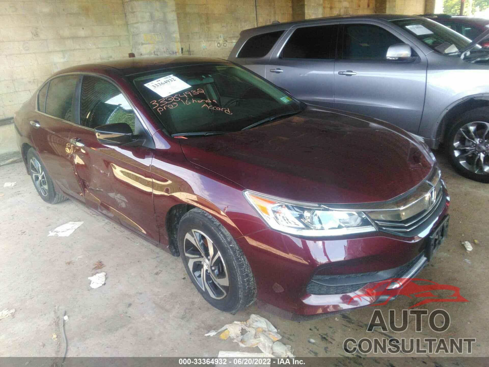 HONDA ACCORD SEDAN 2016 - JTJBARBZ5K2211611