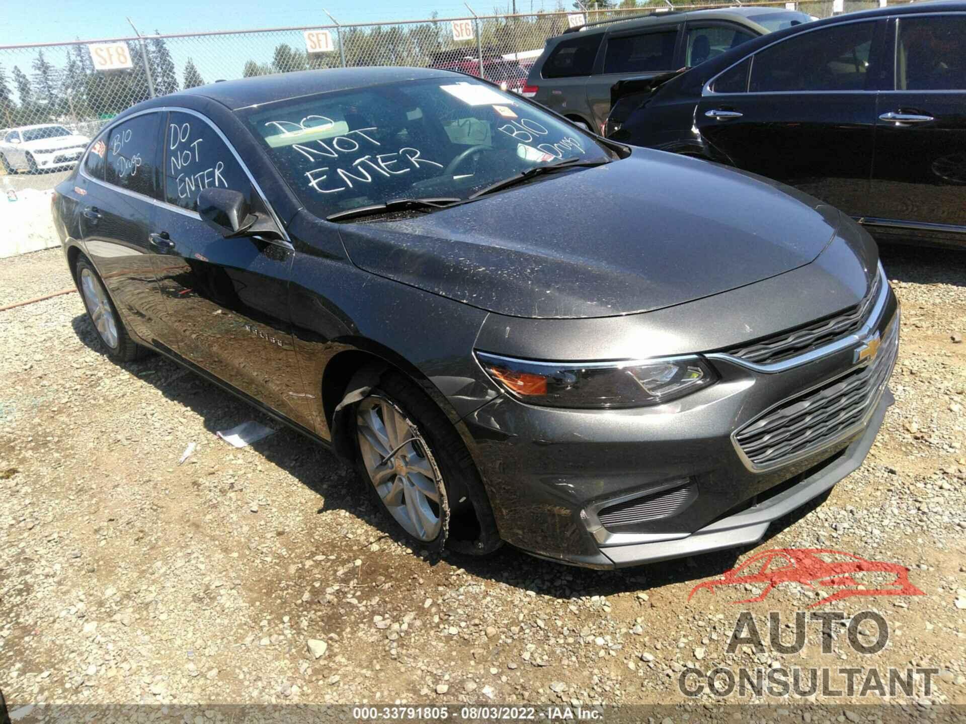 CHEVROLET MALIBU 2018 - 1G1ZD5STXJF141021