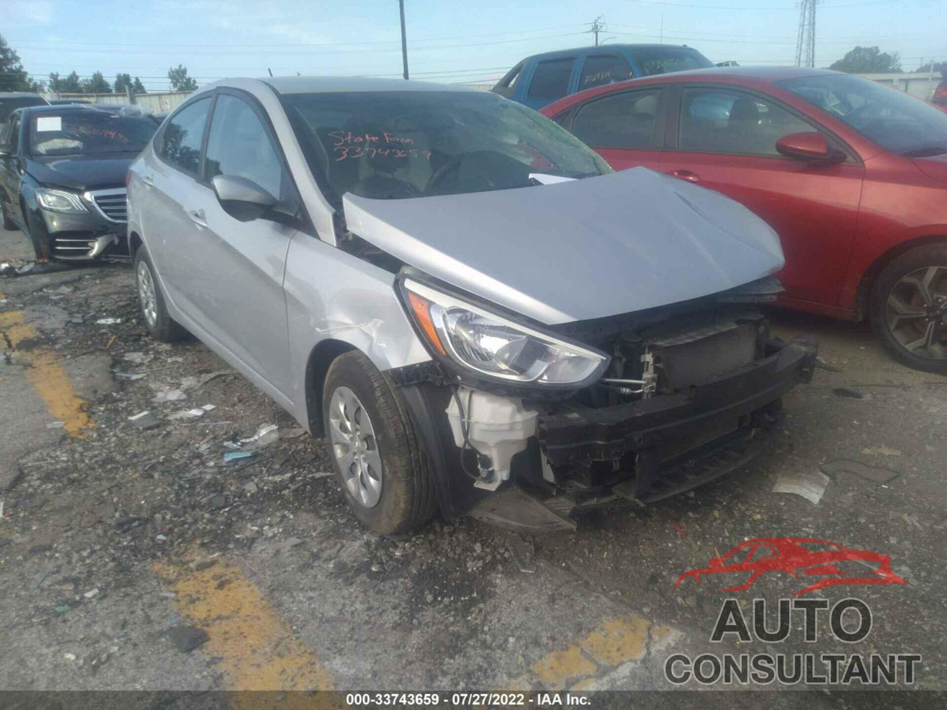 HYUNDAI ACCENT 2017 - KMHCT4AE9HU323369