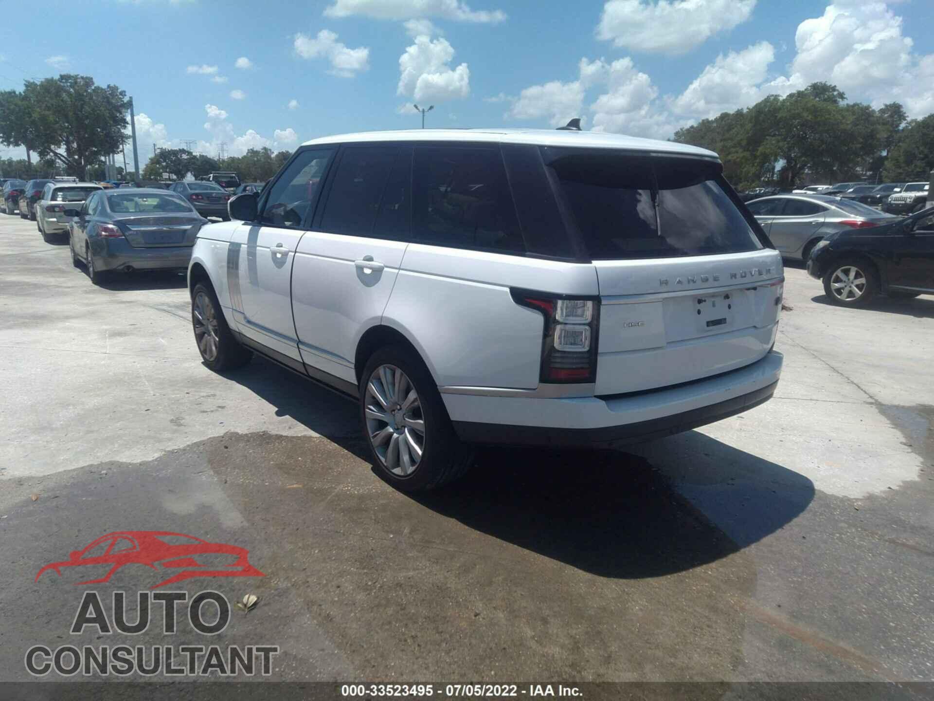 LAND ROVER RANGE ROVER 2016 - SALGS2VF0GA246013
