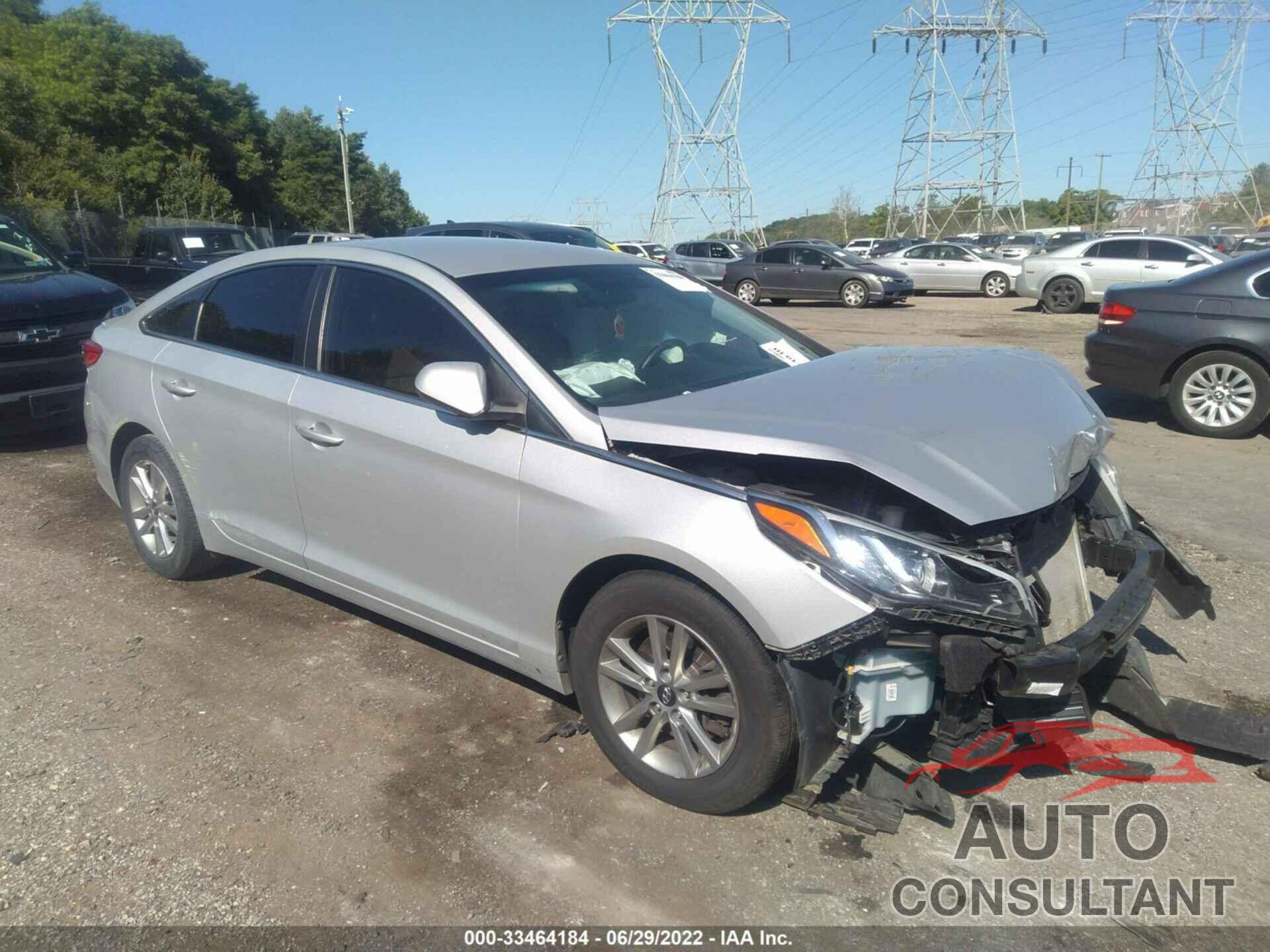 HYUNDAI SONATA 2016 - 5NPE24AFXGH394243