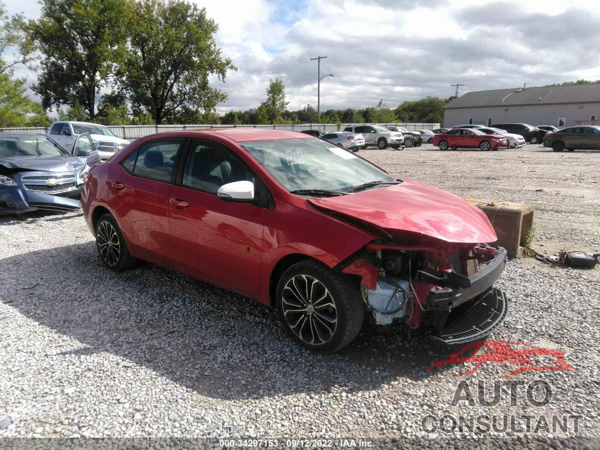 TOYOTA COROLLA 2016 - 2T1BURHE0GC486973