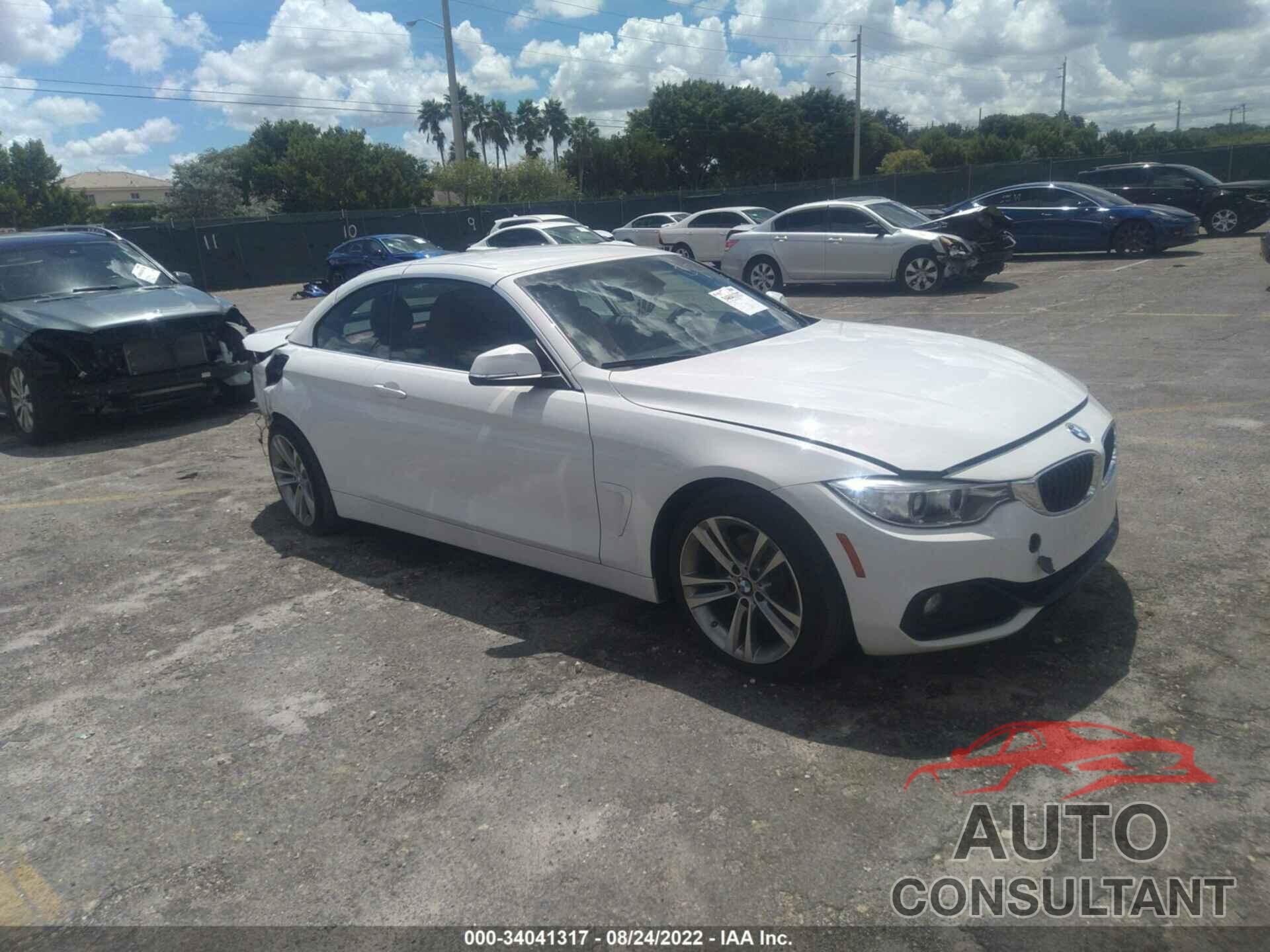 BMW 4 SERIES 2017 - WBA4U7C38H5H20438