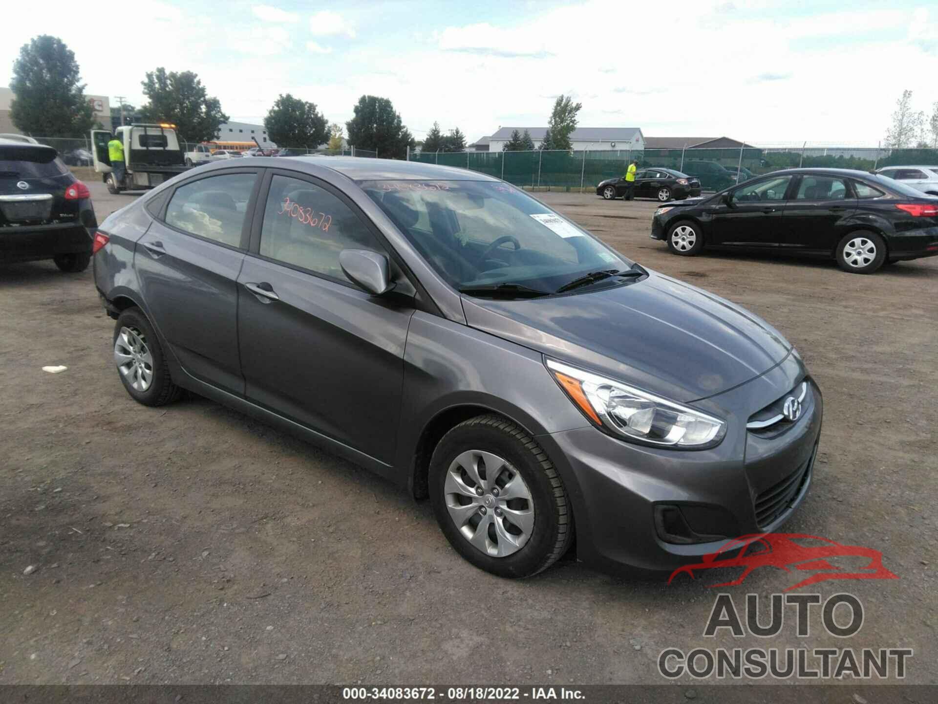 HYUNDAI ACCENT 2016 - KMHCT4AE0GU051082