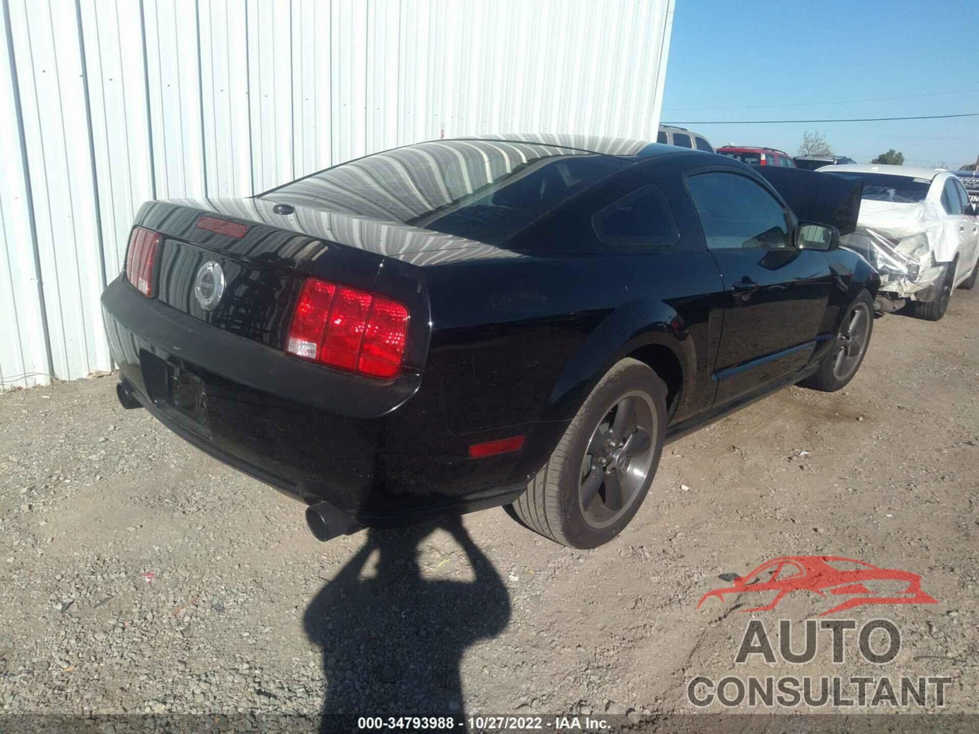 FORD MUSTANG 2008 - 1ZVHT82H485159207