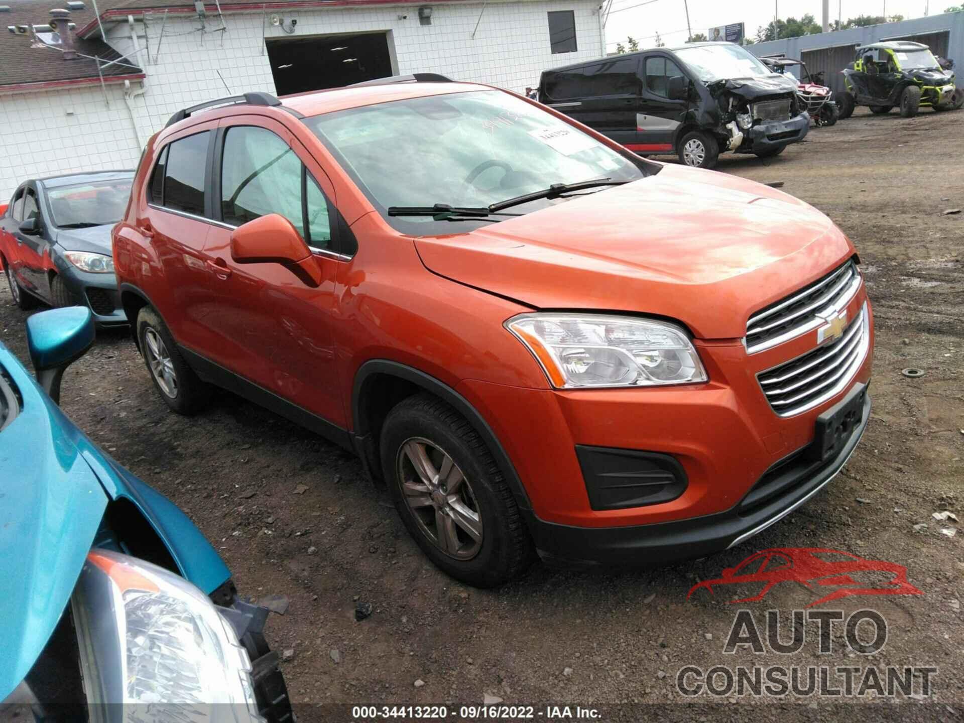 CHEVROLET TRAX 2016 - KL7CJPSBXGB706602